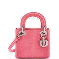Lady Dior Bag Lizard with Crystal Charms Mini