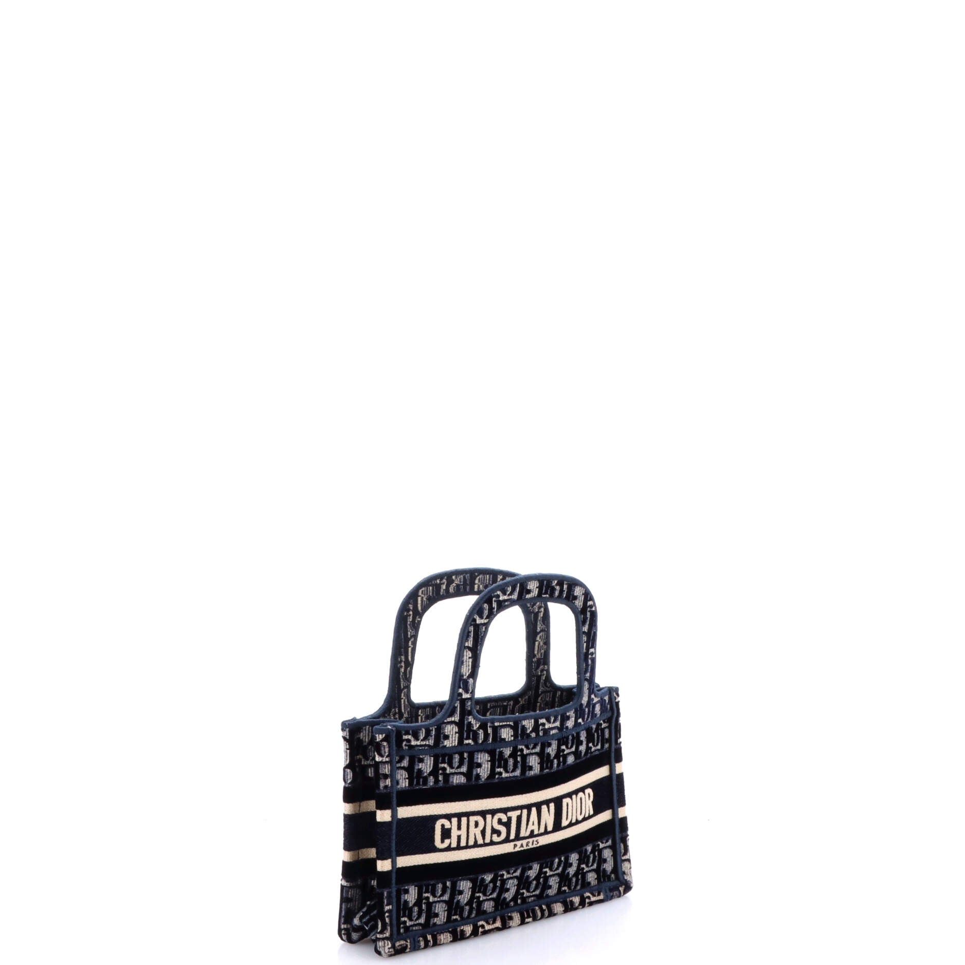 Book Tote Oblique Velvet Mini