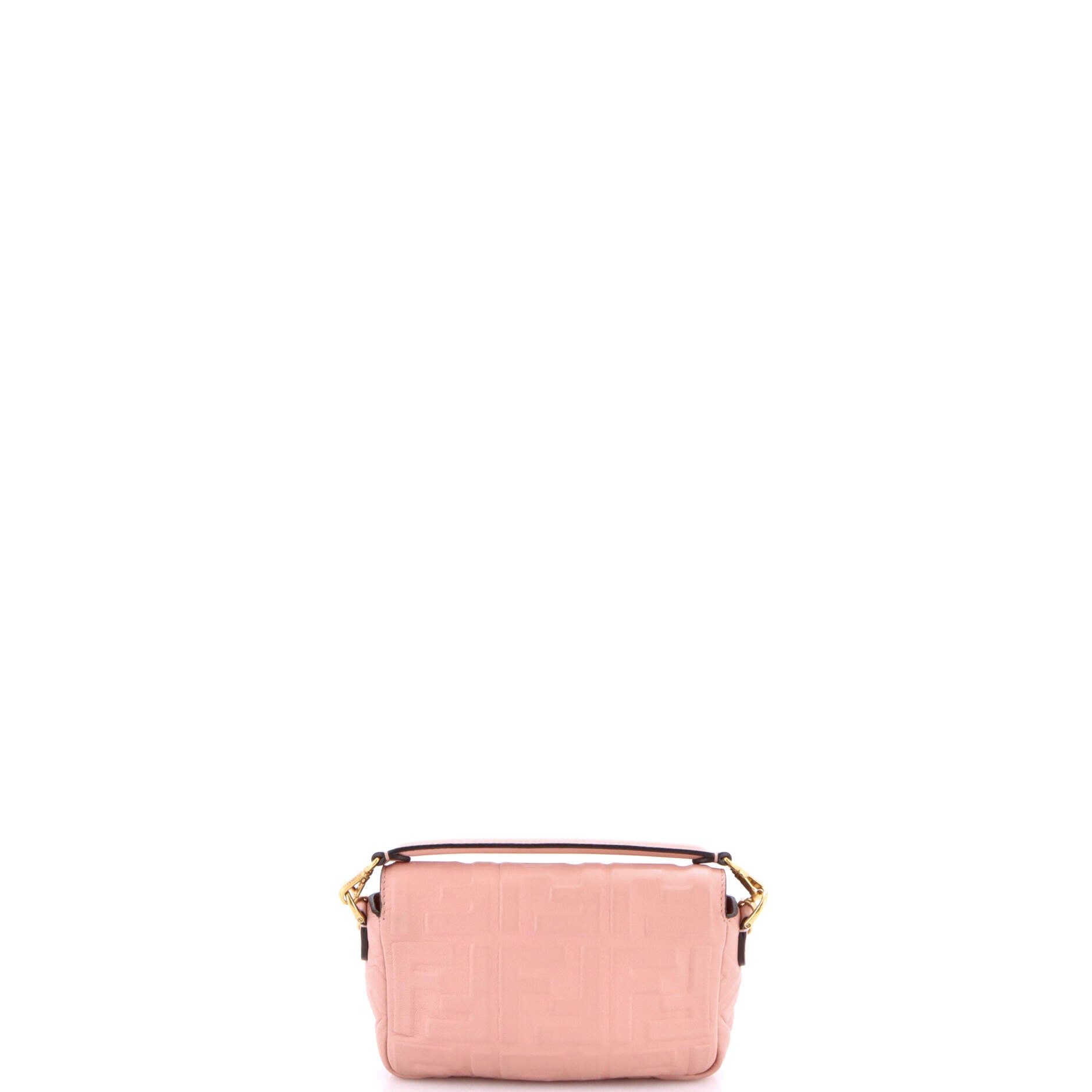 Baguette NM Bag Zucca Embossed Leather Mini