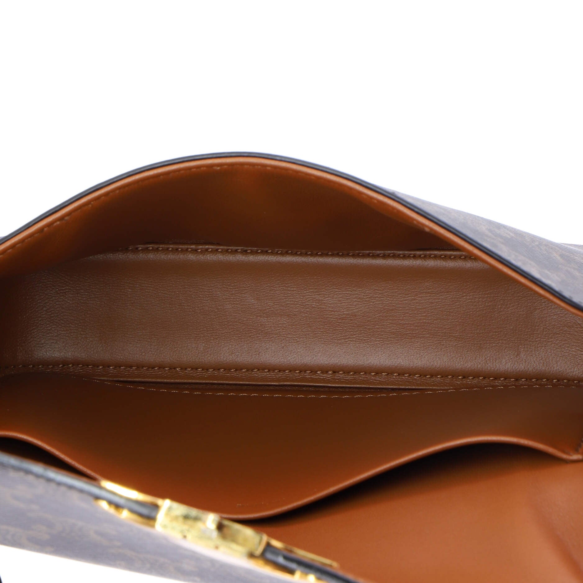 Triomphe East-West Shoulder Bag Triomphe Coated Canvas
