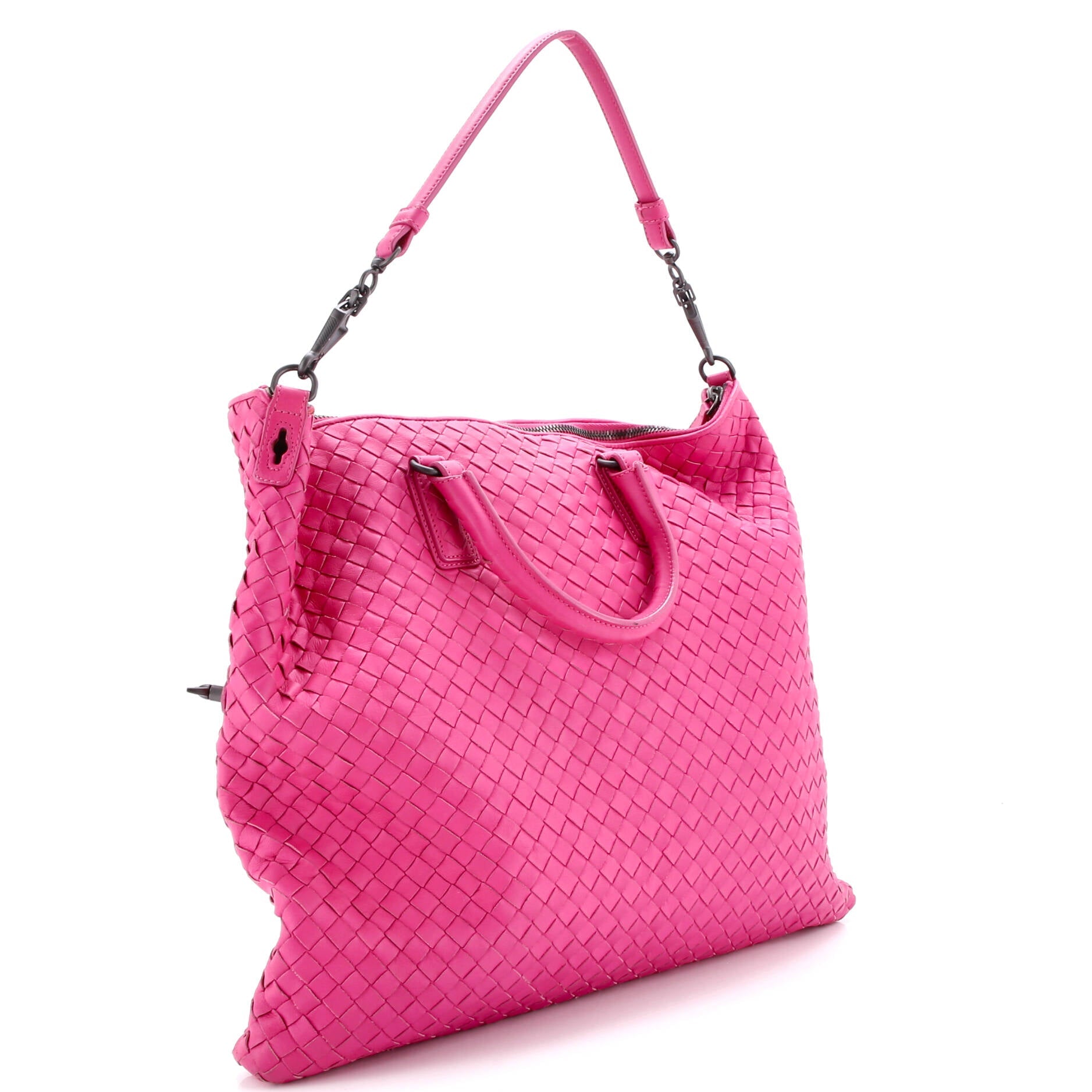 Convertible Satchel Intrecciato Nappa Medium