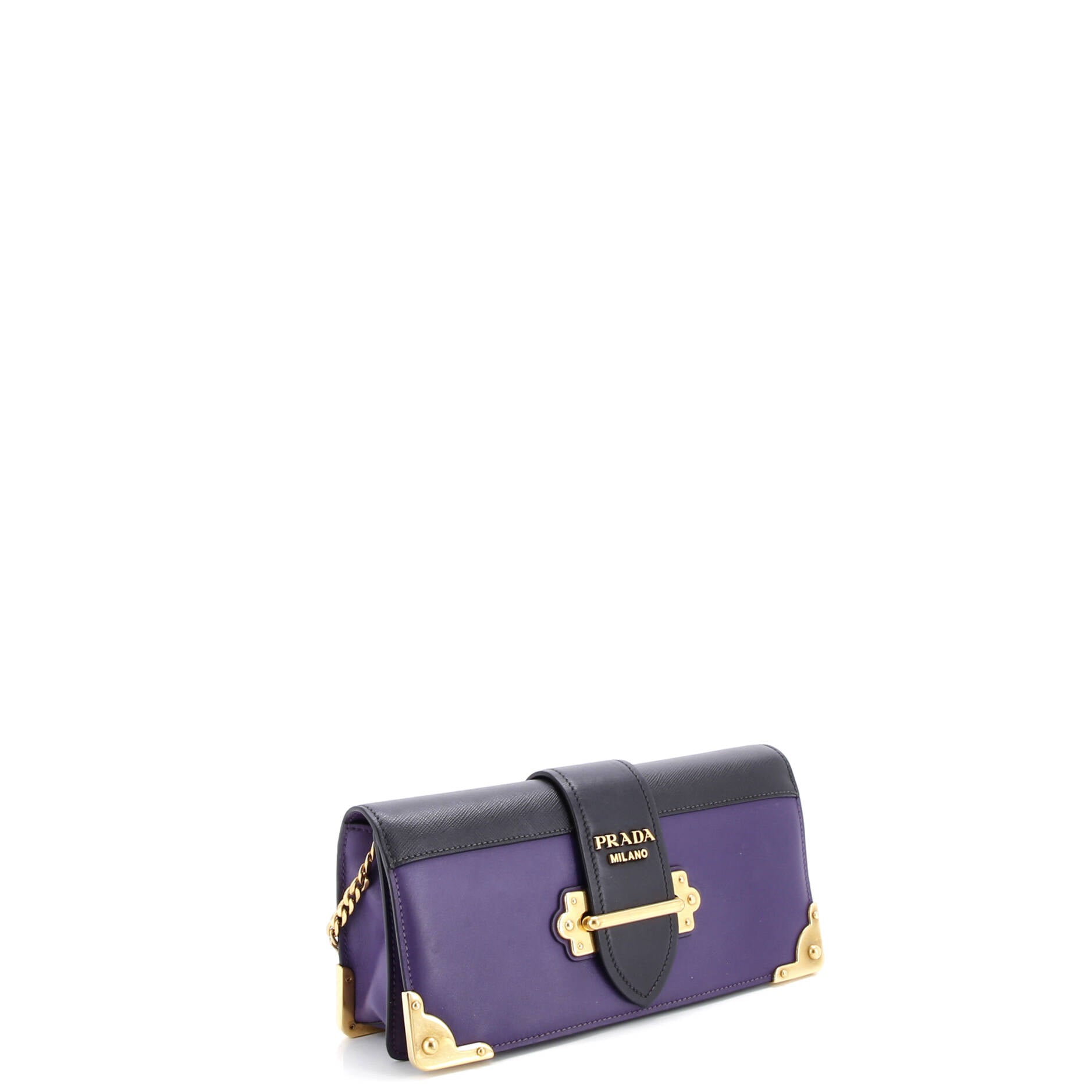 Cahier Chain Clutch City Calf and Saffiano