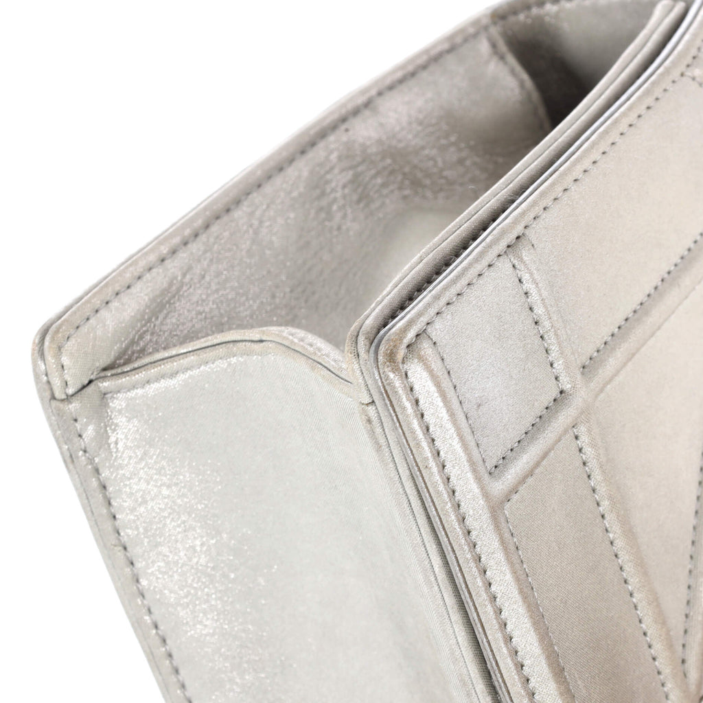 Diorama Flap Bag Iridescent Nubuck Small