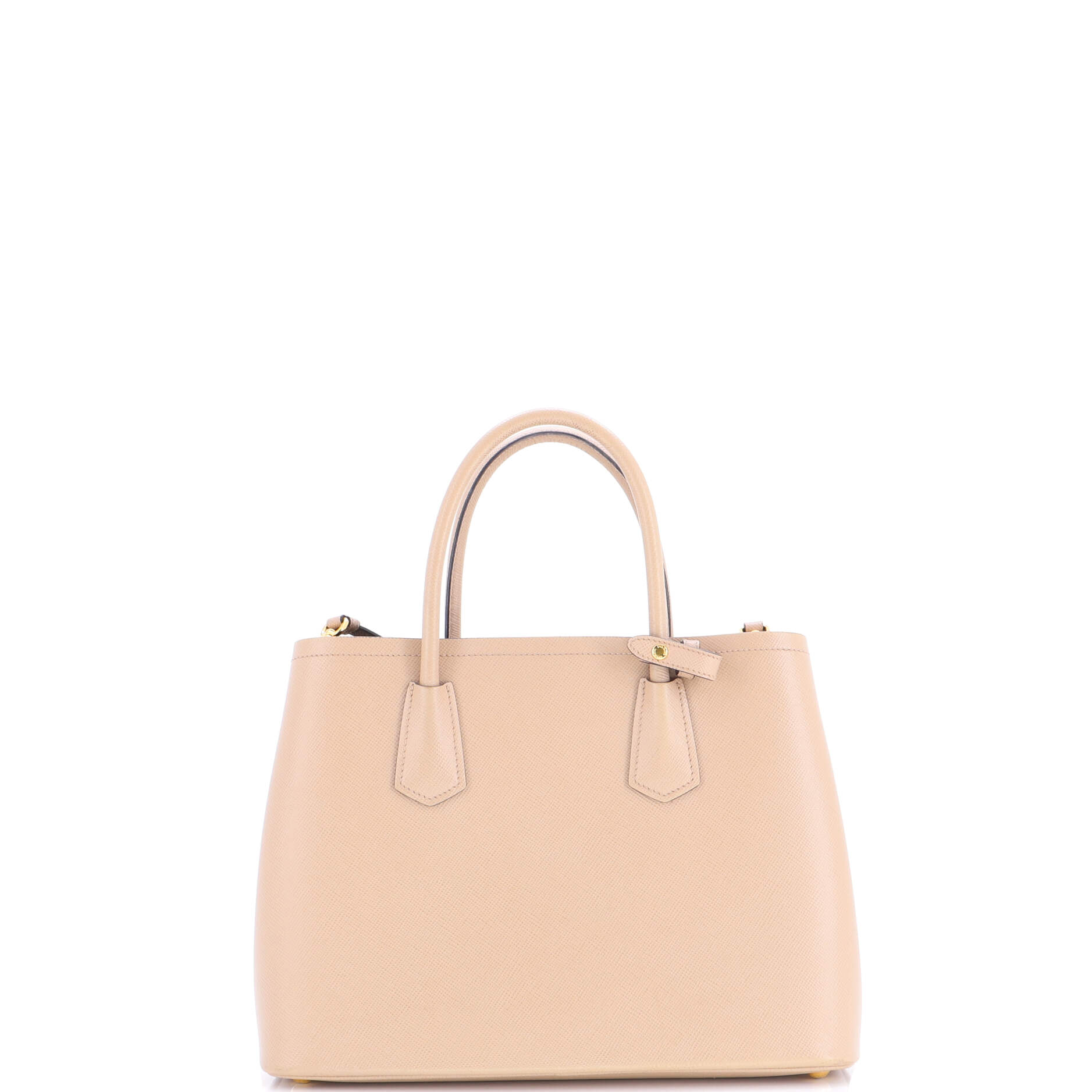 Cuir Double Tote Saffiano Leather Medium