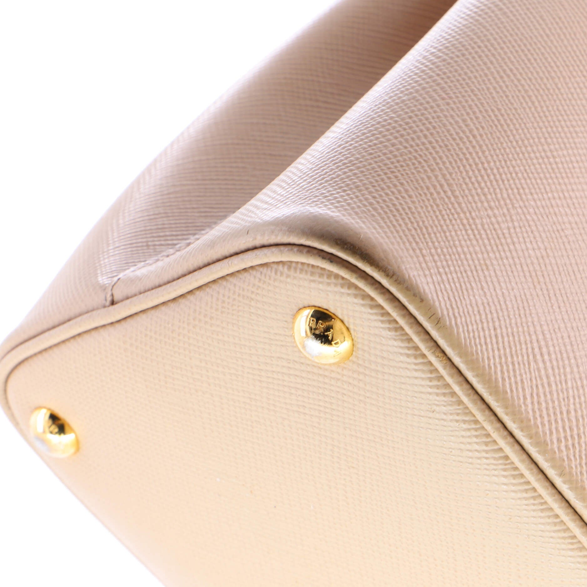 Cuir Double Tote Saffiano Leather Medium