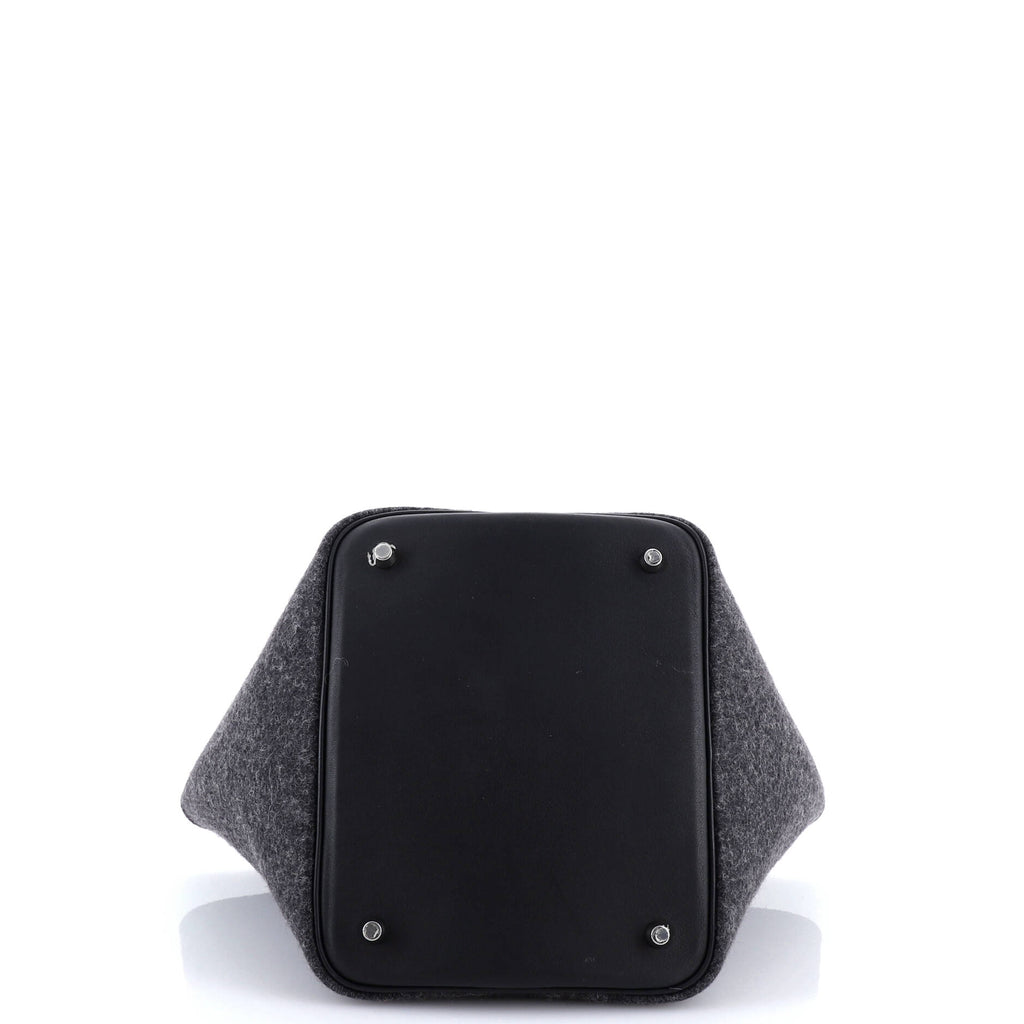 Picotin Lock Bag Felt with Leather MM