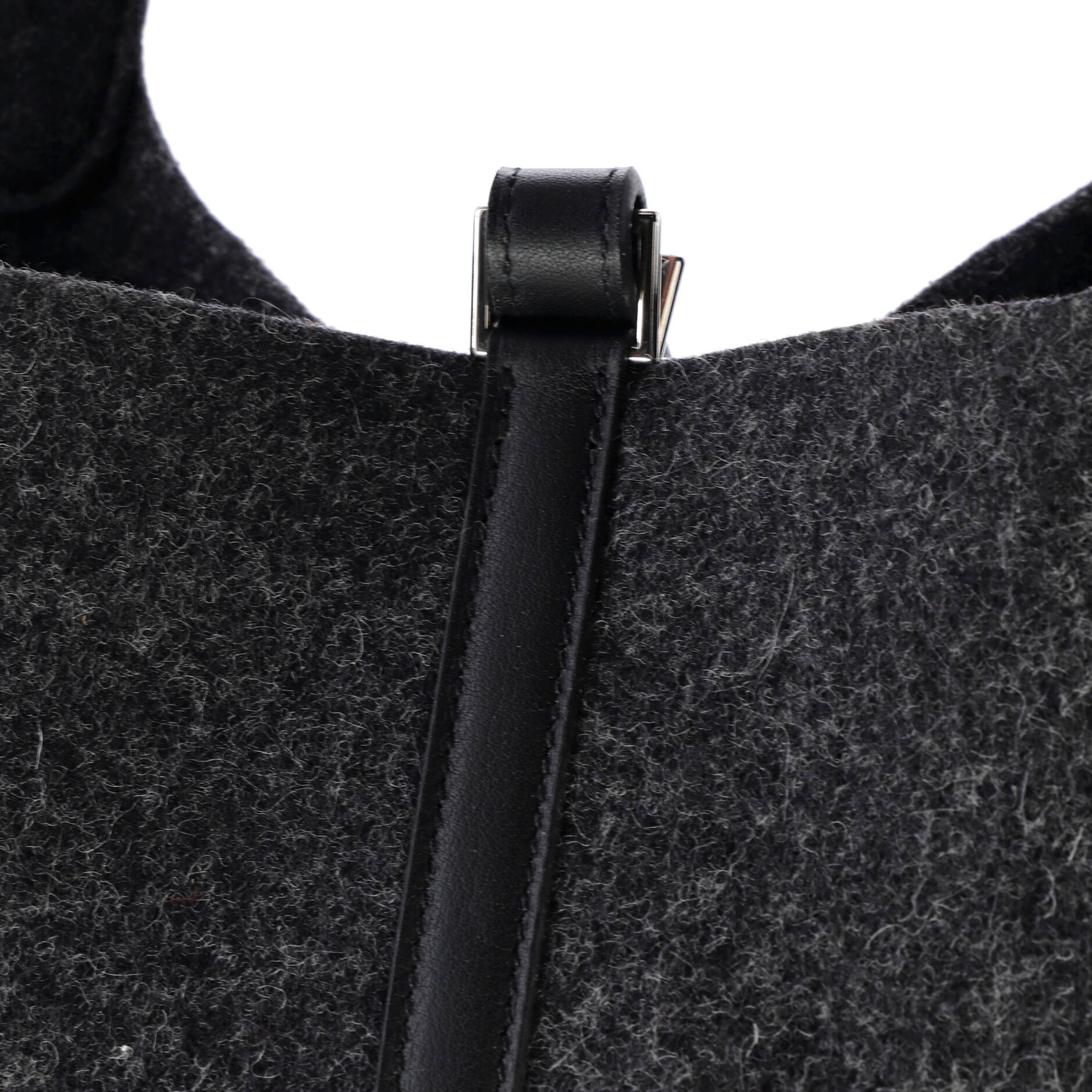 Picotin Lock Bag Felt with Leather MM