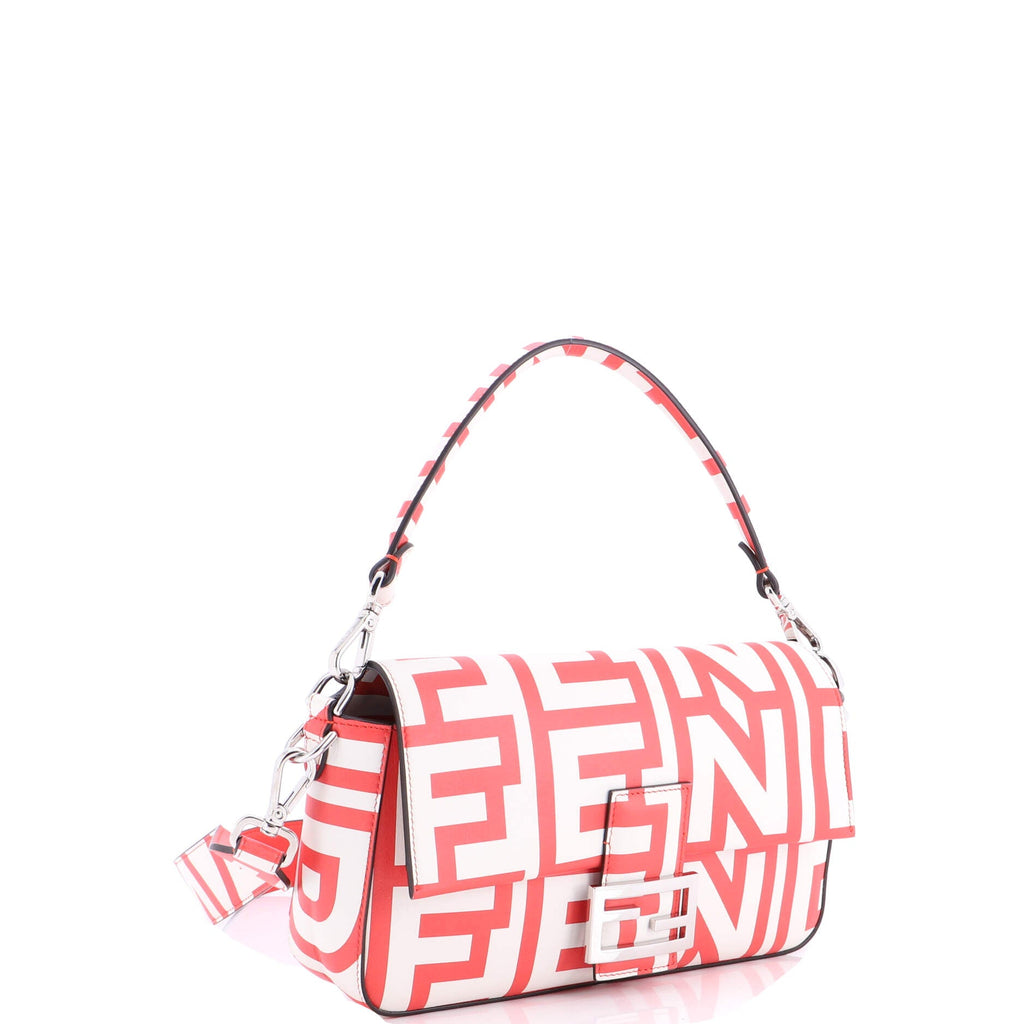 x Marc Jacobs Baguette NM Bag Printed Leather Medium