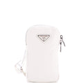 Padded Phone Holder Crossbody Bag Nappa Leather