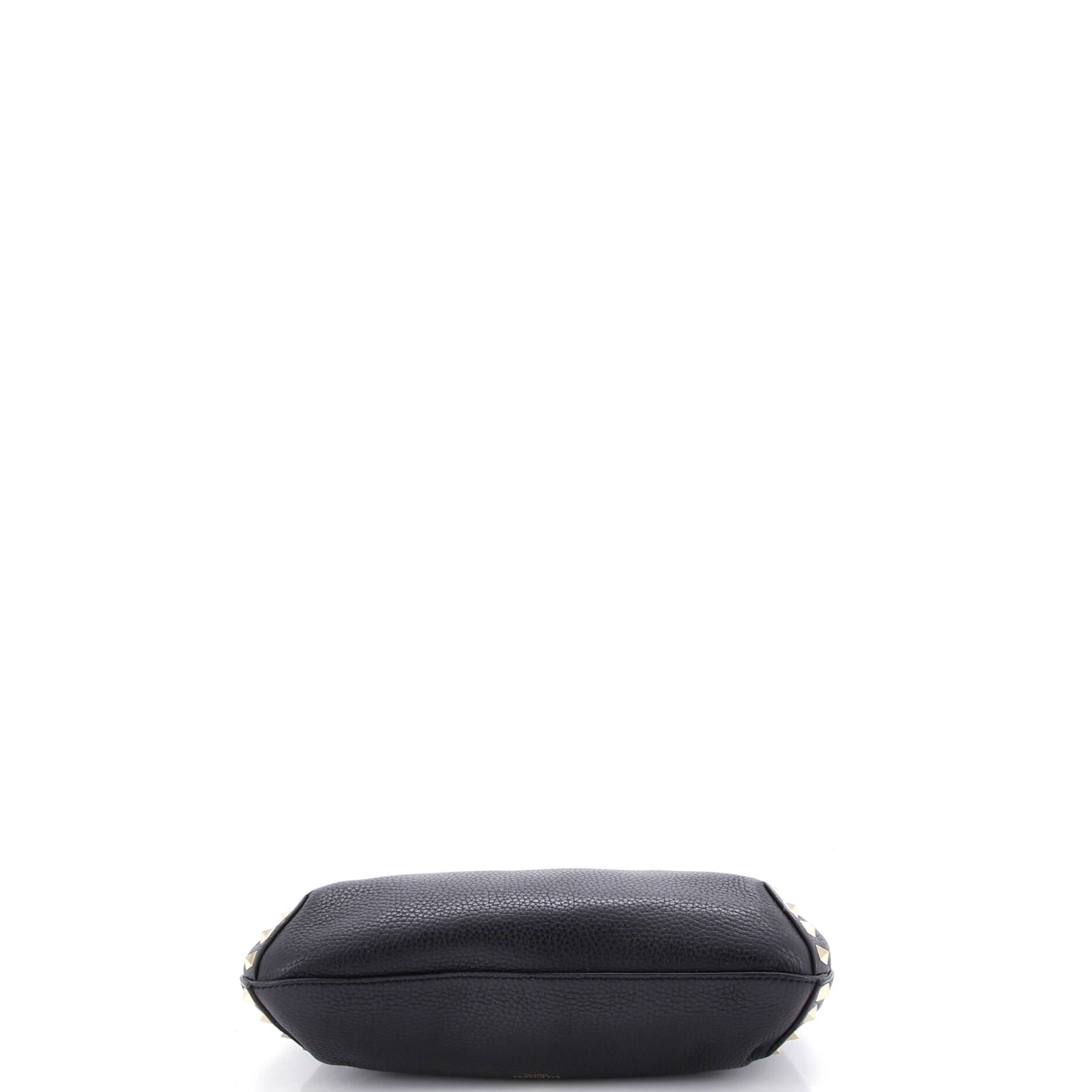 Rockstud Flip Lock Hobo Leather Small