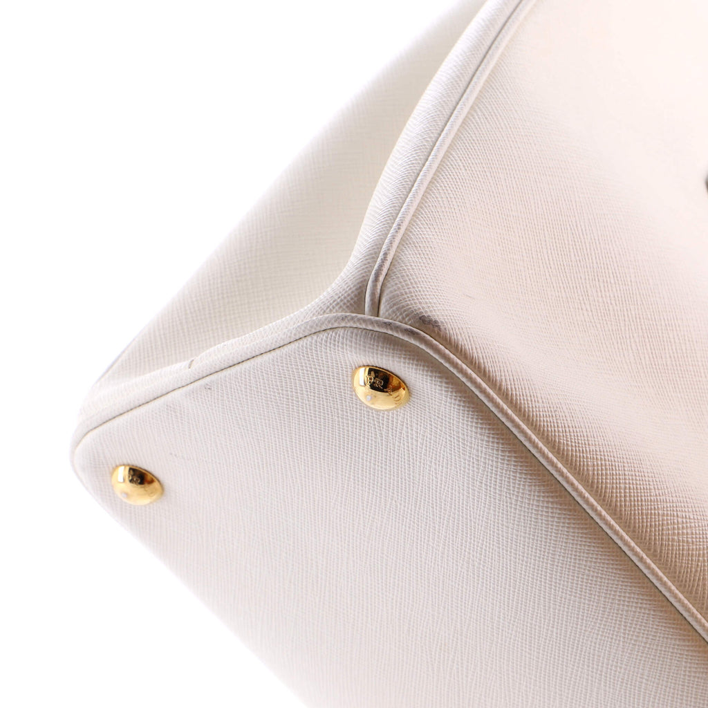Galleria Double Zip Tote Saffiano Leather Medium