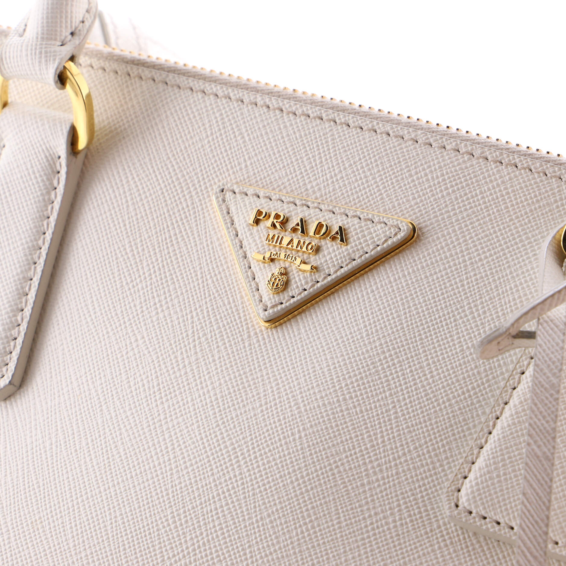 Galleria Double Zip Tote Saffiano Leather Medium