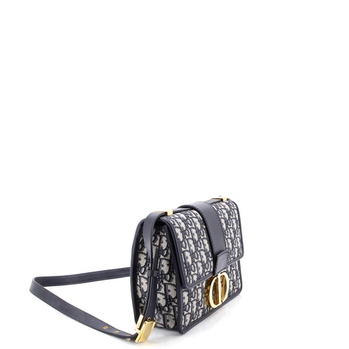 30 Montaigne Flap Bag Oblique Canvas