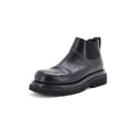 Men's Lug Cropped Boots Leather