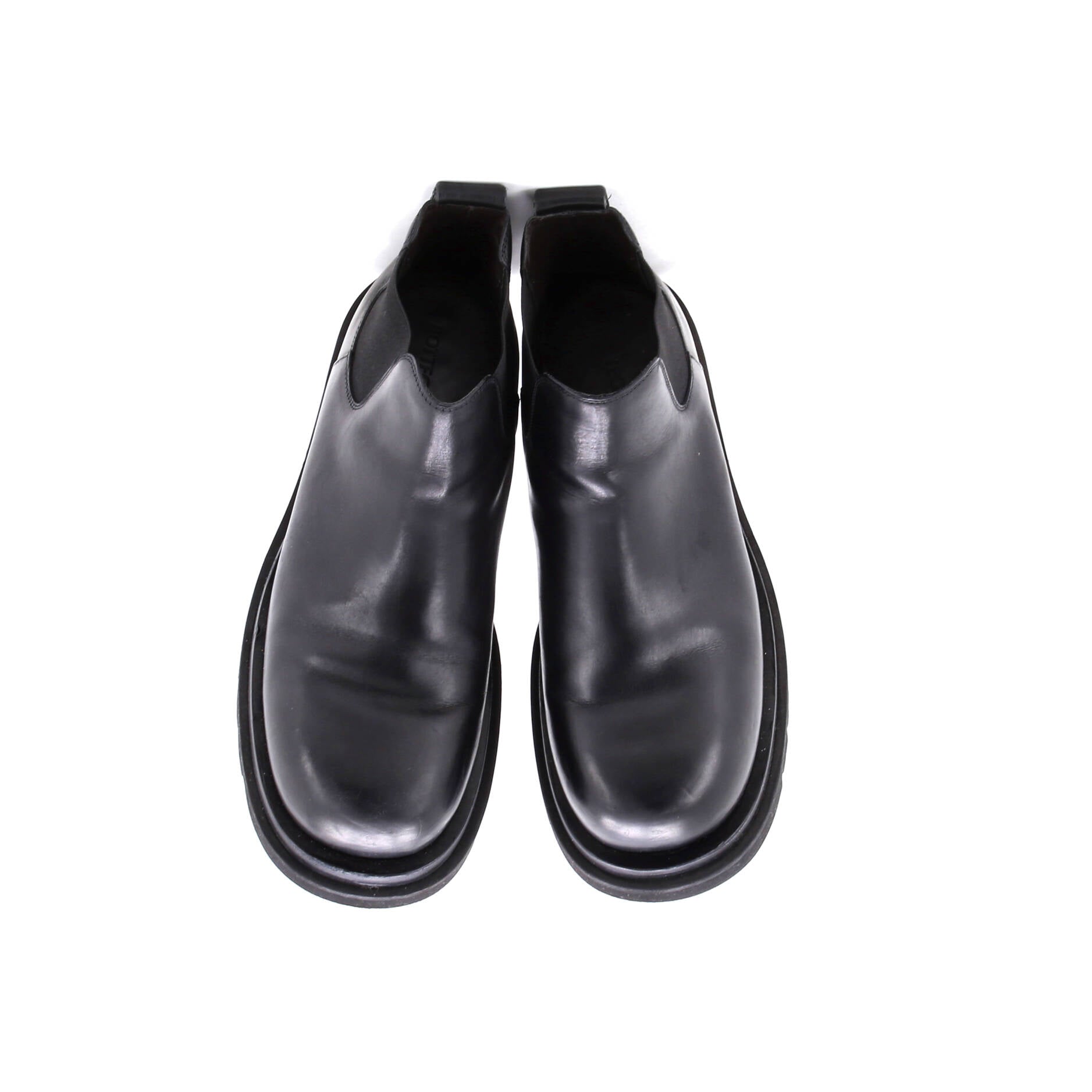 Men's Lug Cropped Boots Leather