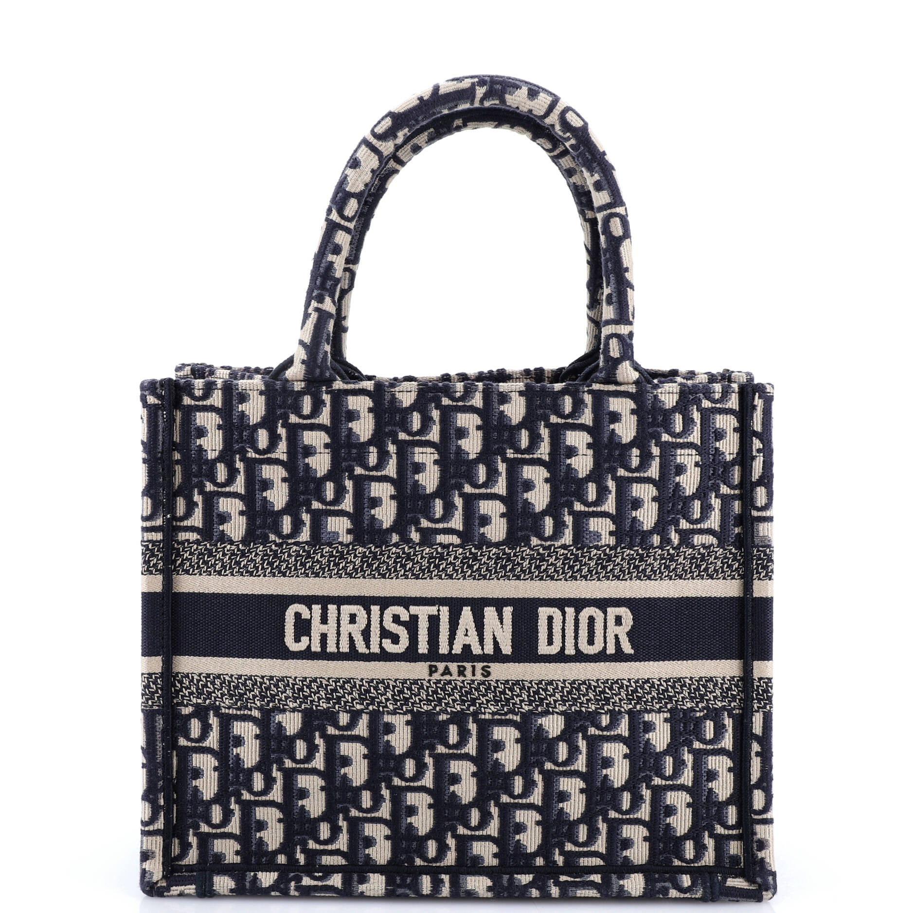 Book Tote Oblique Canvas Small