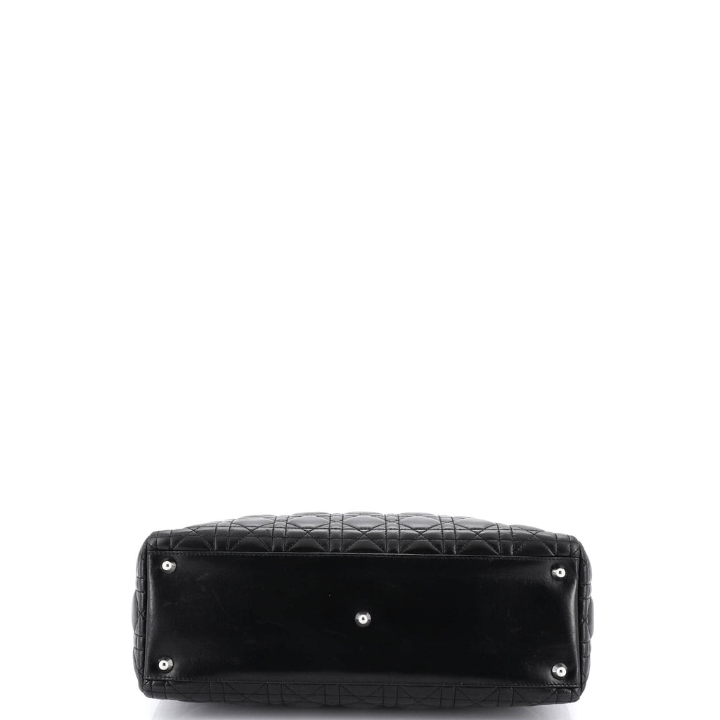 Lady Dior Bag Cannage Quilt Lambskin Large