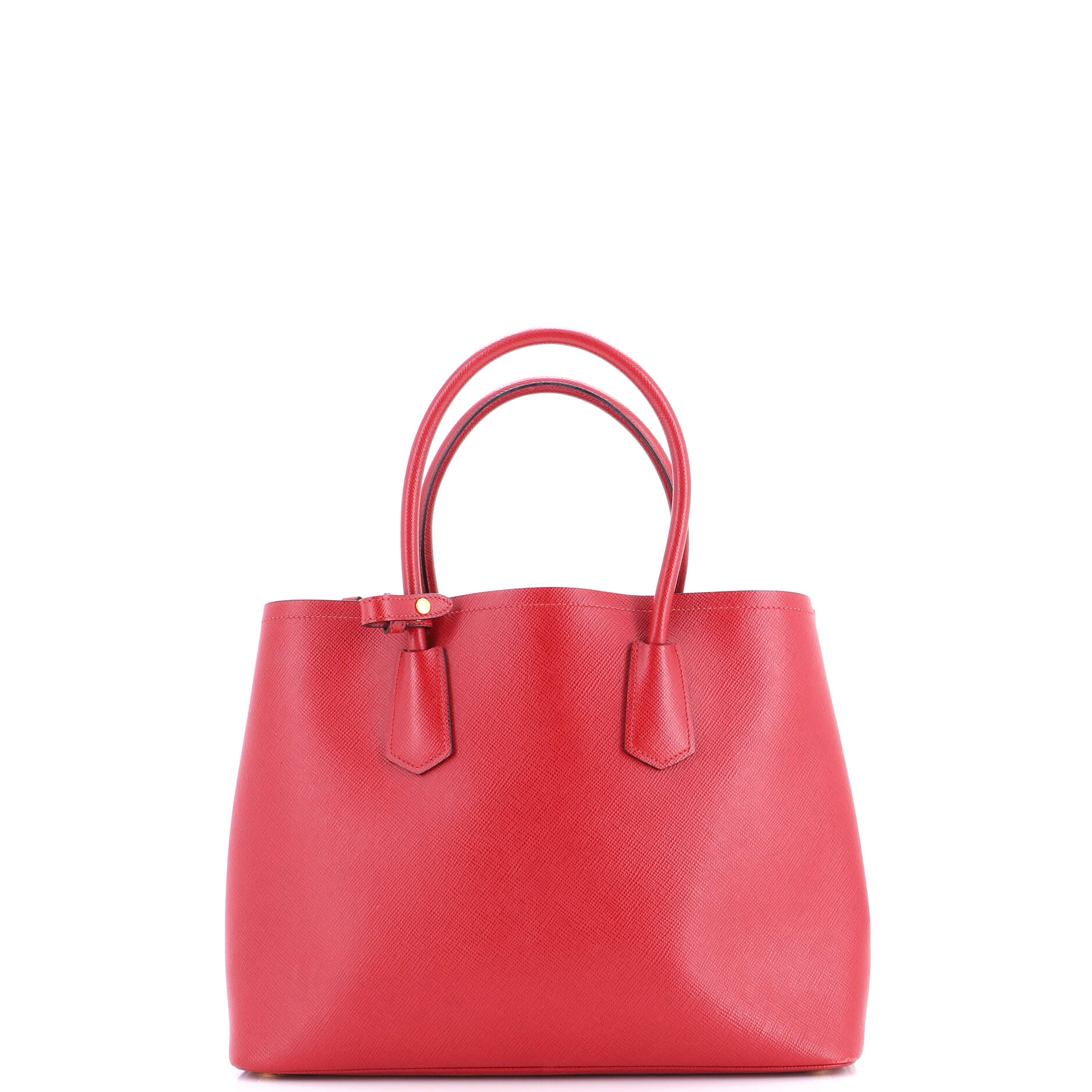 Cuir Double Tote Saffiano Leather Medium