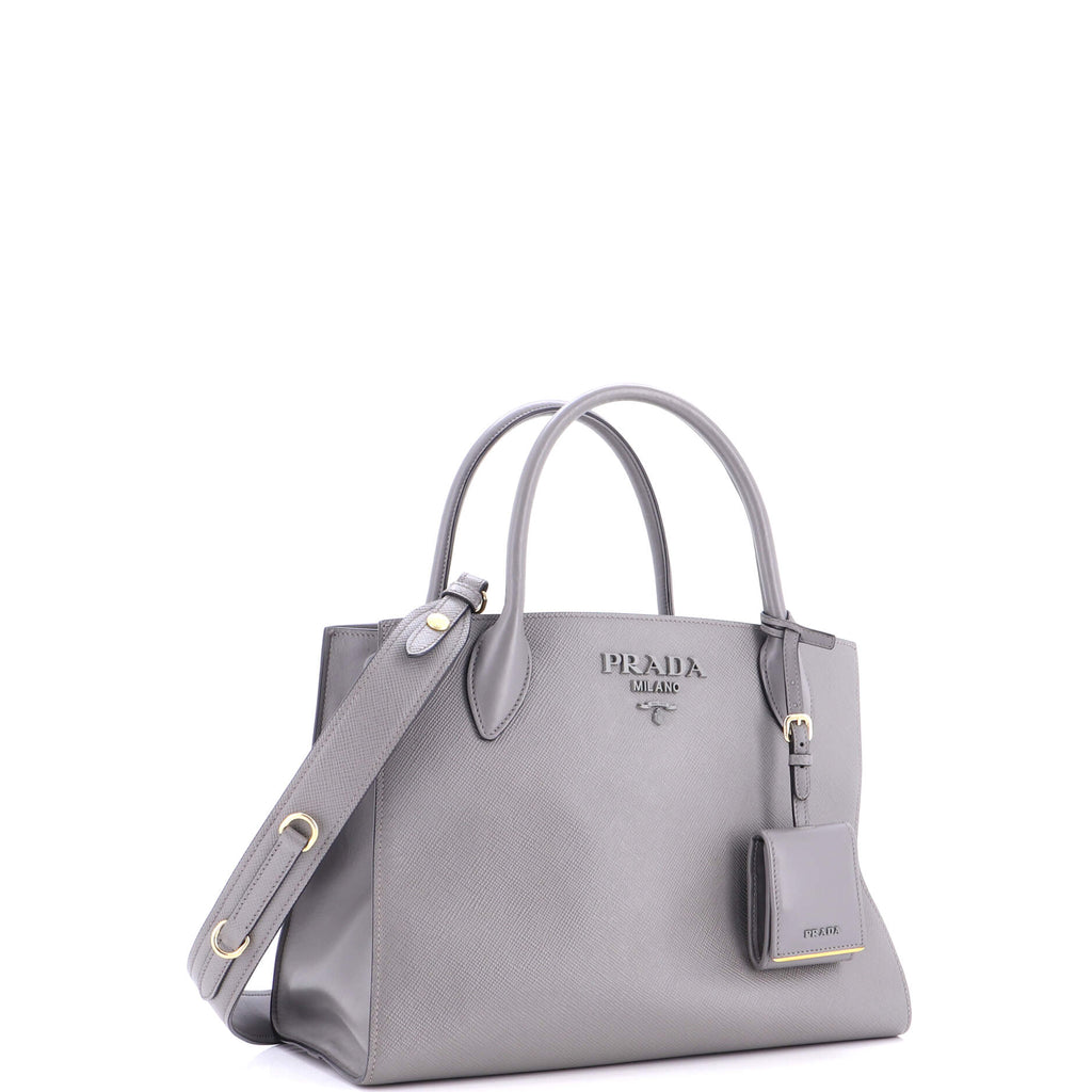 Monochrome Tote Saffiano with City Calf Medium