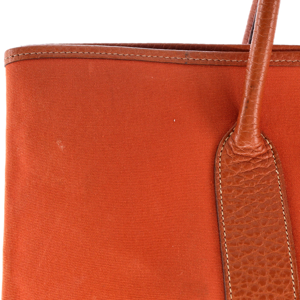 Garden Party Tote Toile and Leather 36
