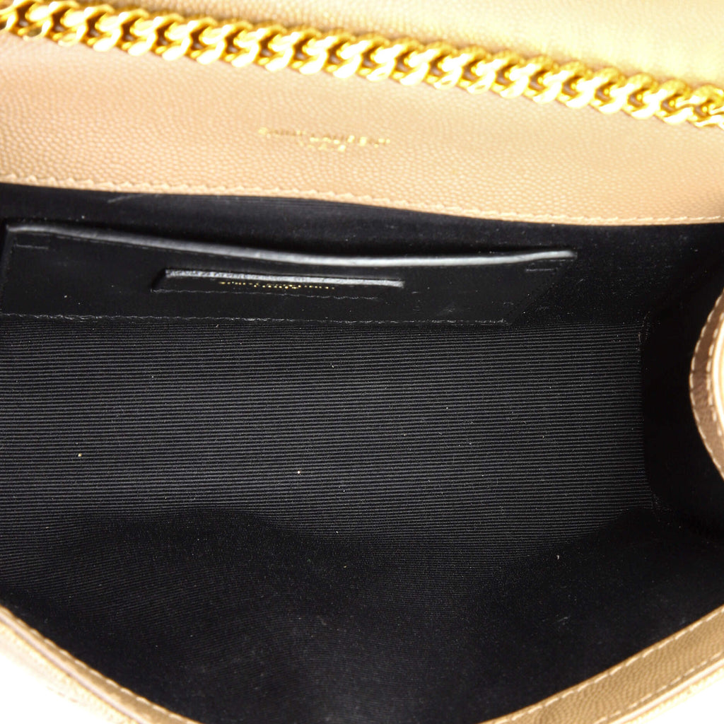 Classic Monogram Envelope Satchel Mixed Matelasse Leather Small