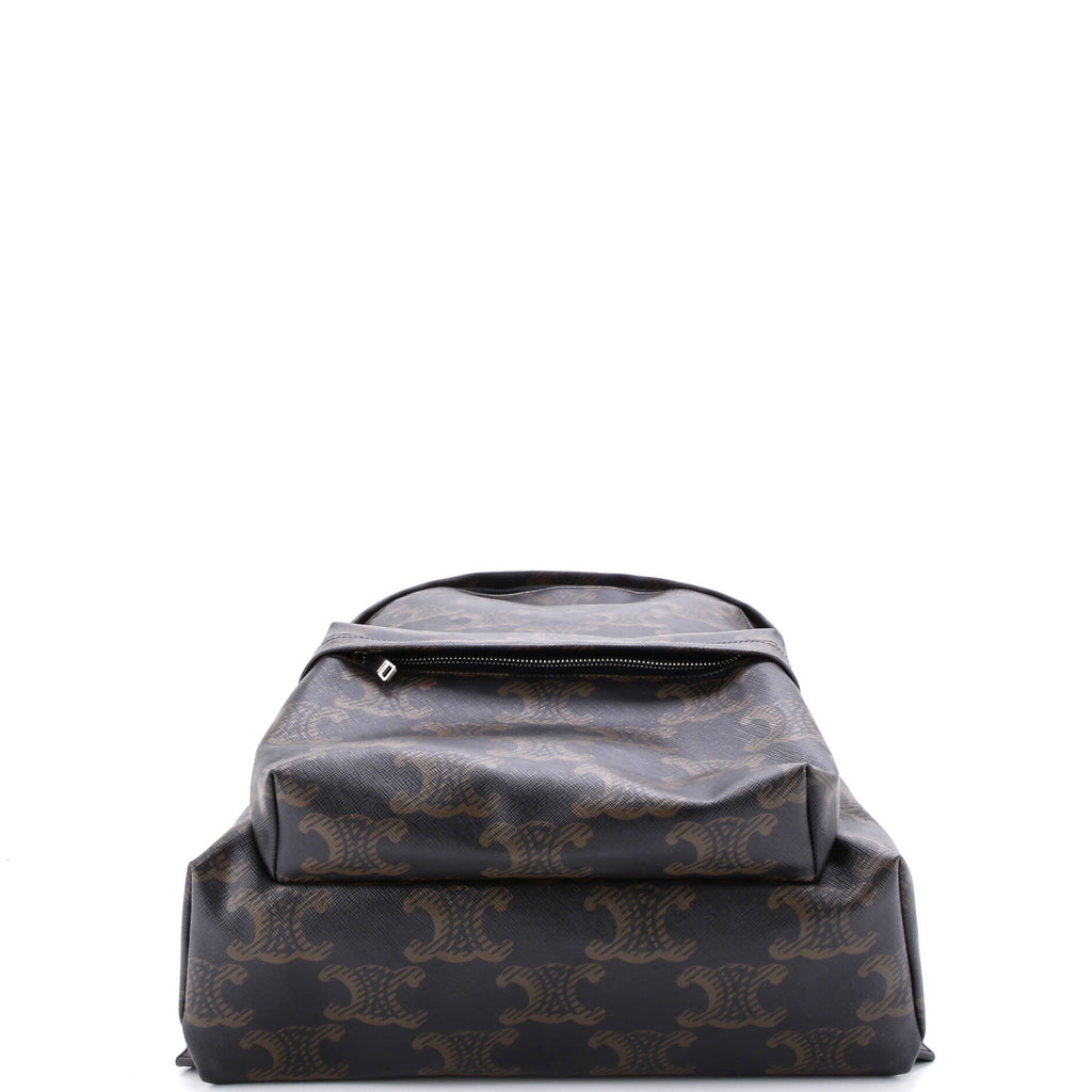 Front Pocket Backpack Triomphe XL Coated Canvas Medium
