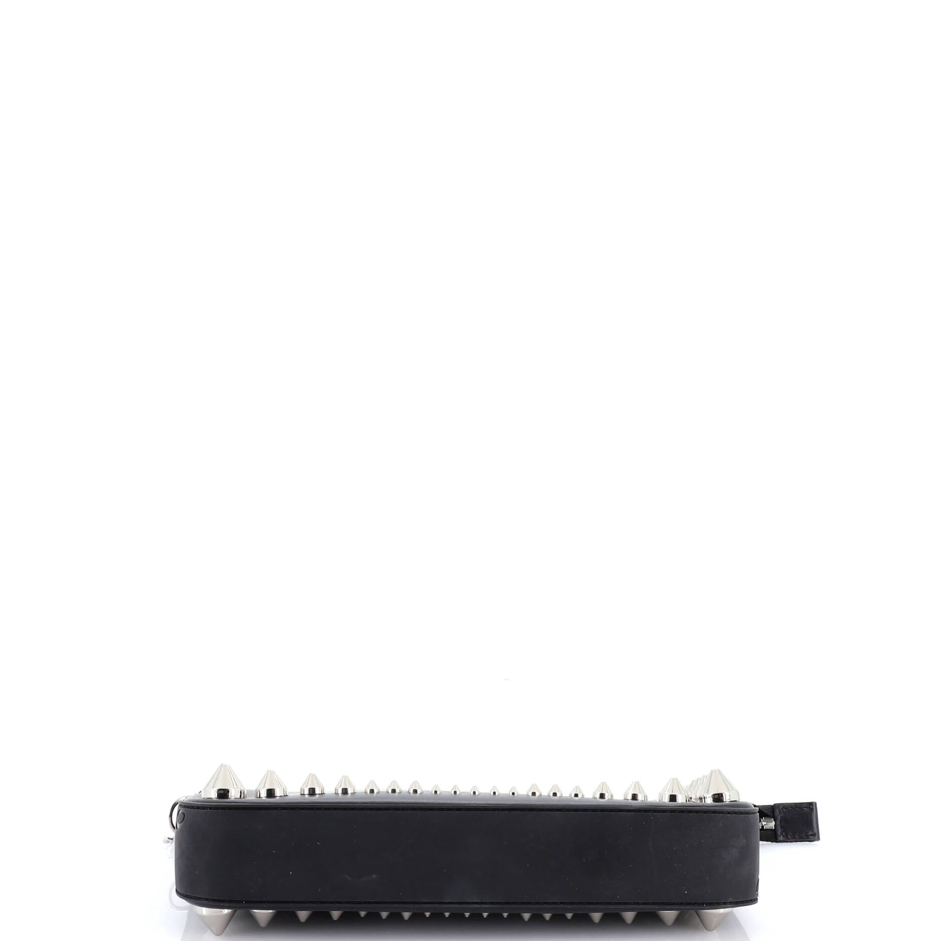 Loubila Chain Clutch Spiked Leather
