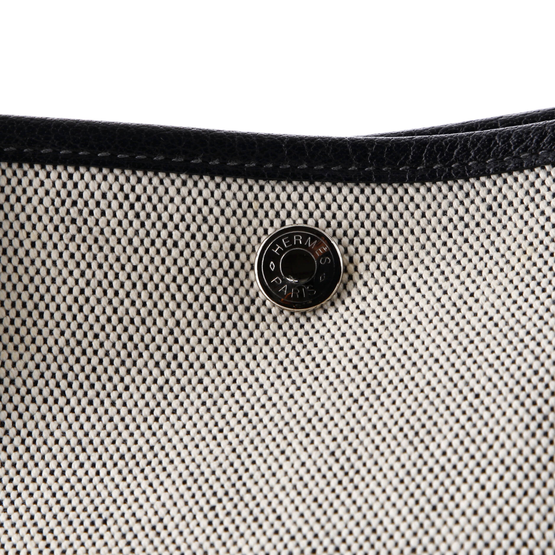 Garden Party Tote Toile and Leather 36