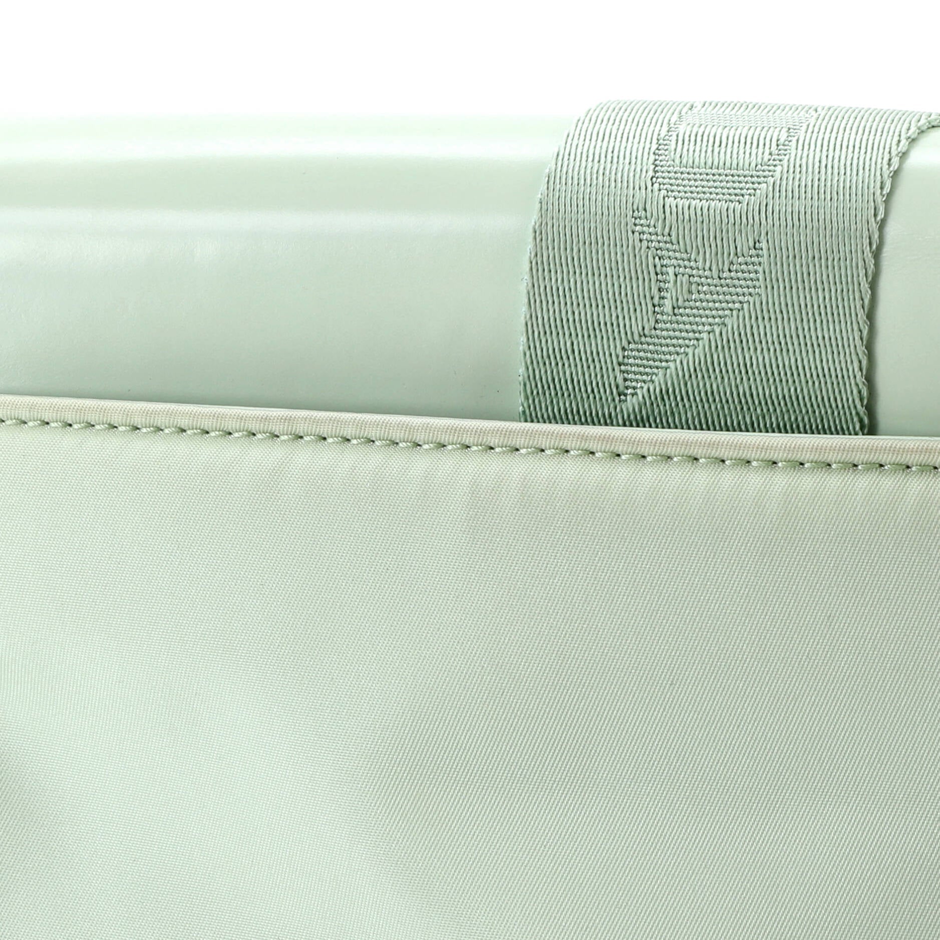 Buckle Pocket Crossbody Bag Spazzolato Leather and Tessuto