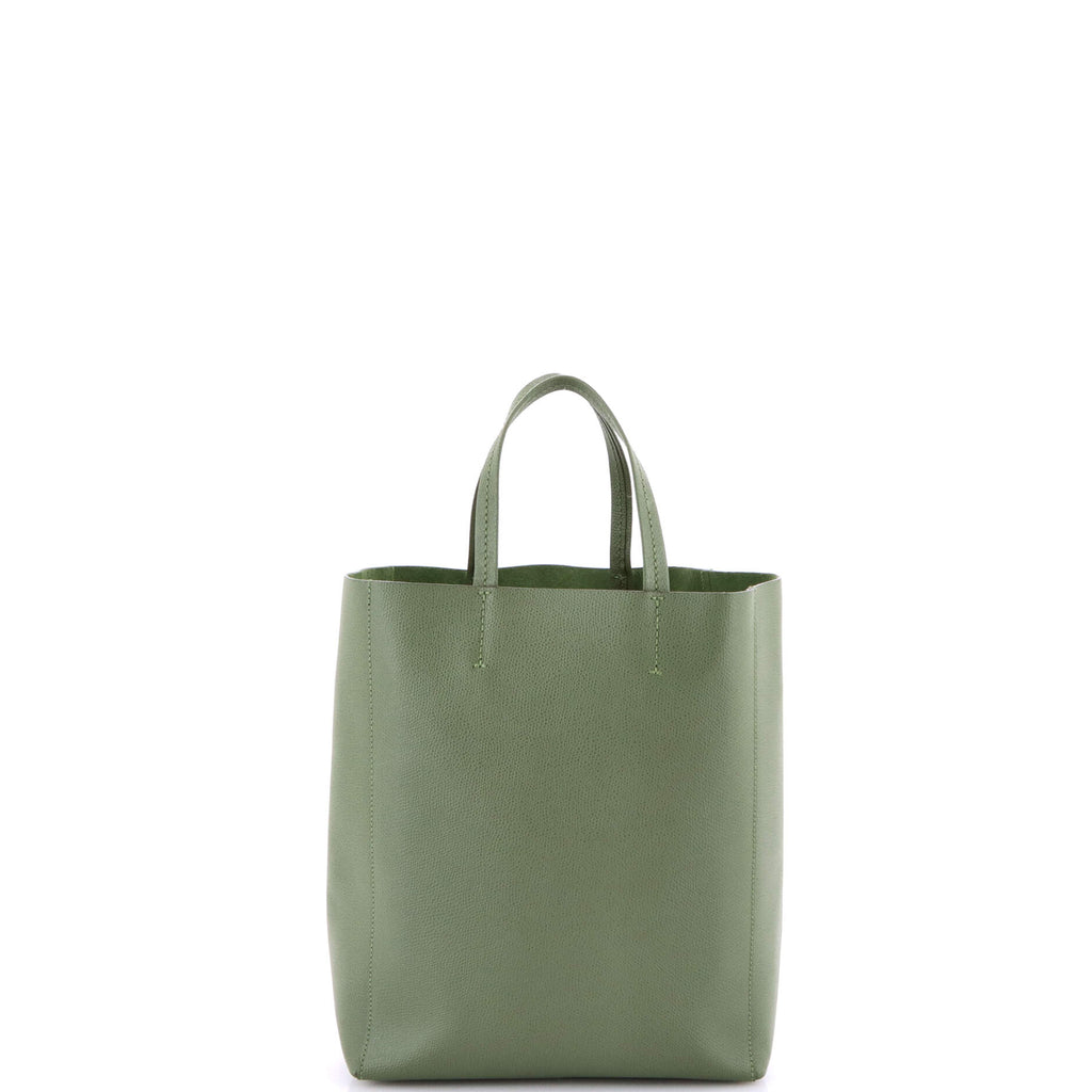Vertical Cabas Tote Grained Calfskin Small