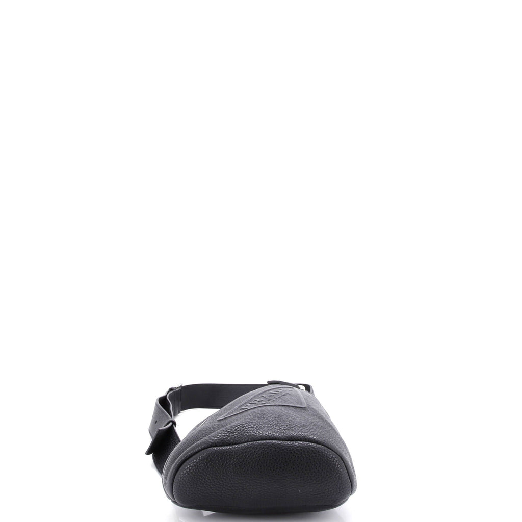Triangle Logo Sling Bag Leather