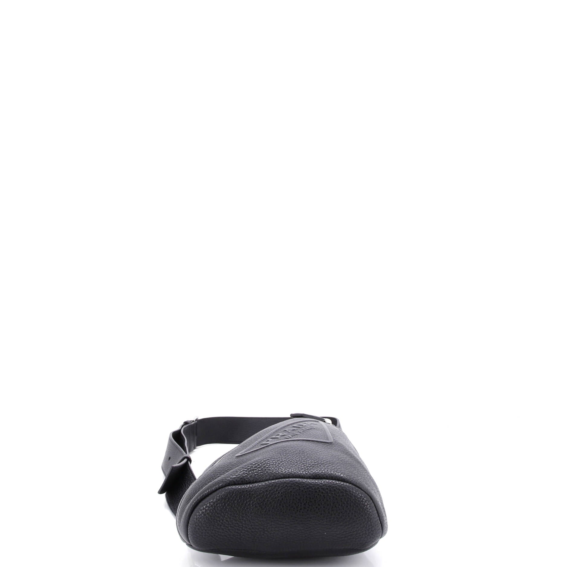Triangle Logo Sling Bag Leather