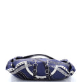 Balusoie Bag Printed Silk and Leather