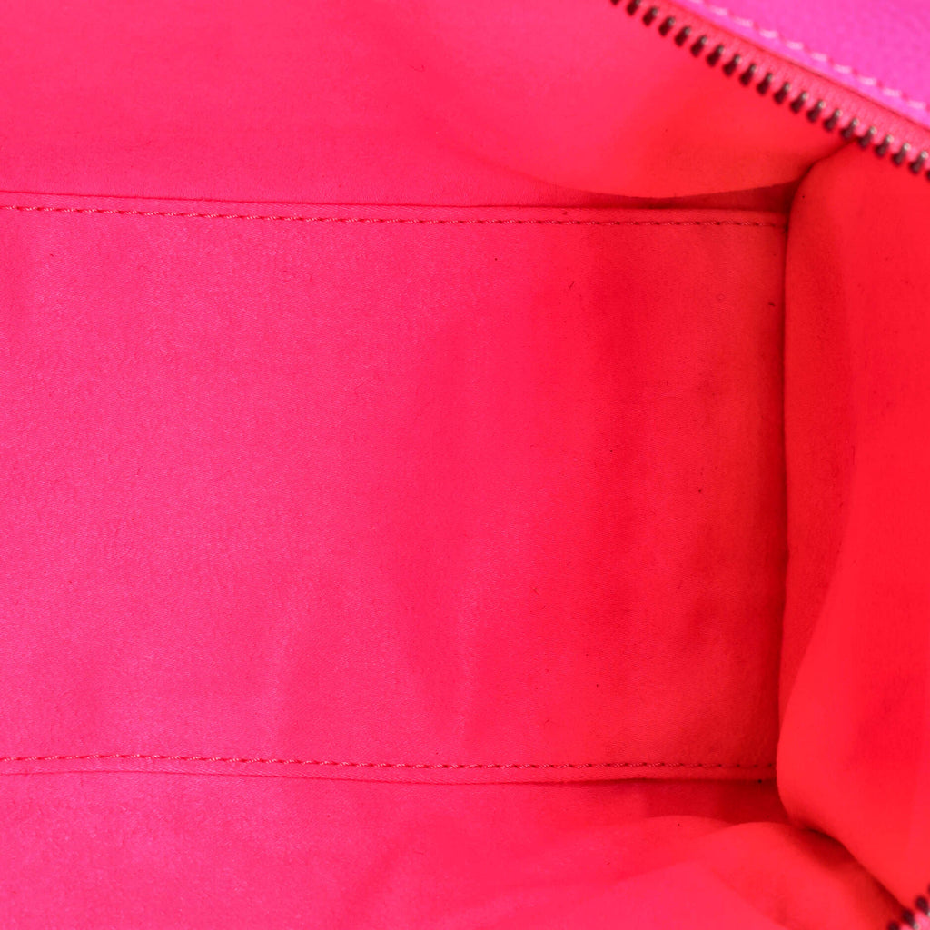 Luggage Bag Grainy Leather Micro