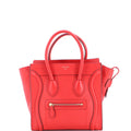Luggage Bag Grainy Leather Micro