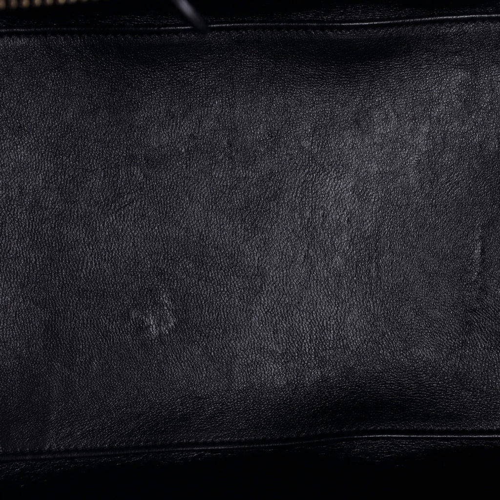 Luggage Bag Printed Textile and Leather Mini