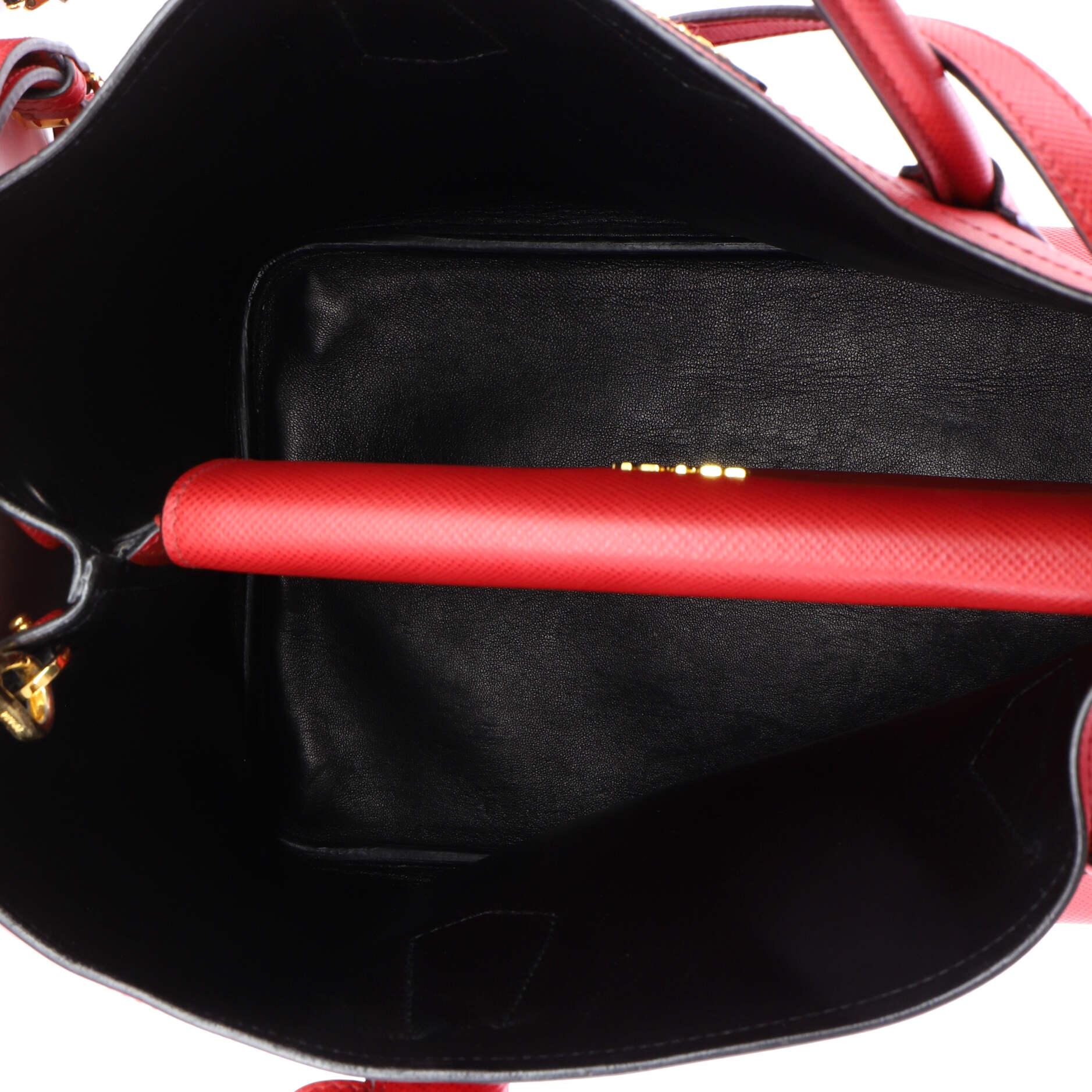 Cuir Double Tote Saffiano Leather Medium