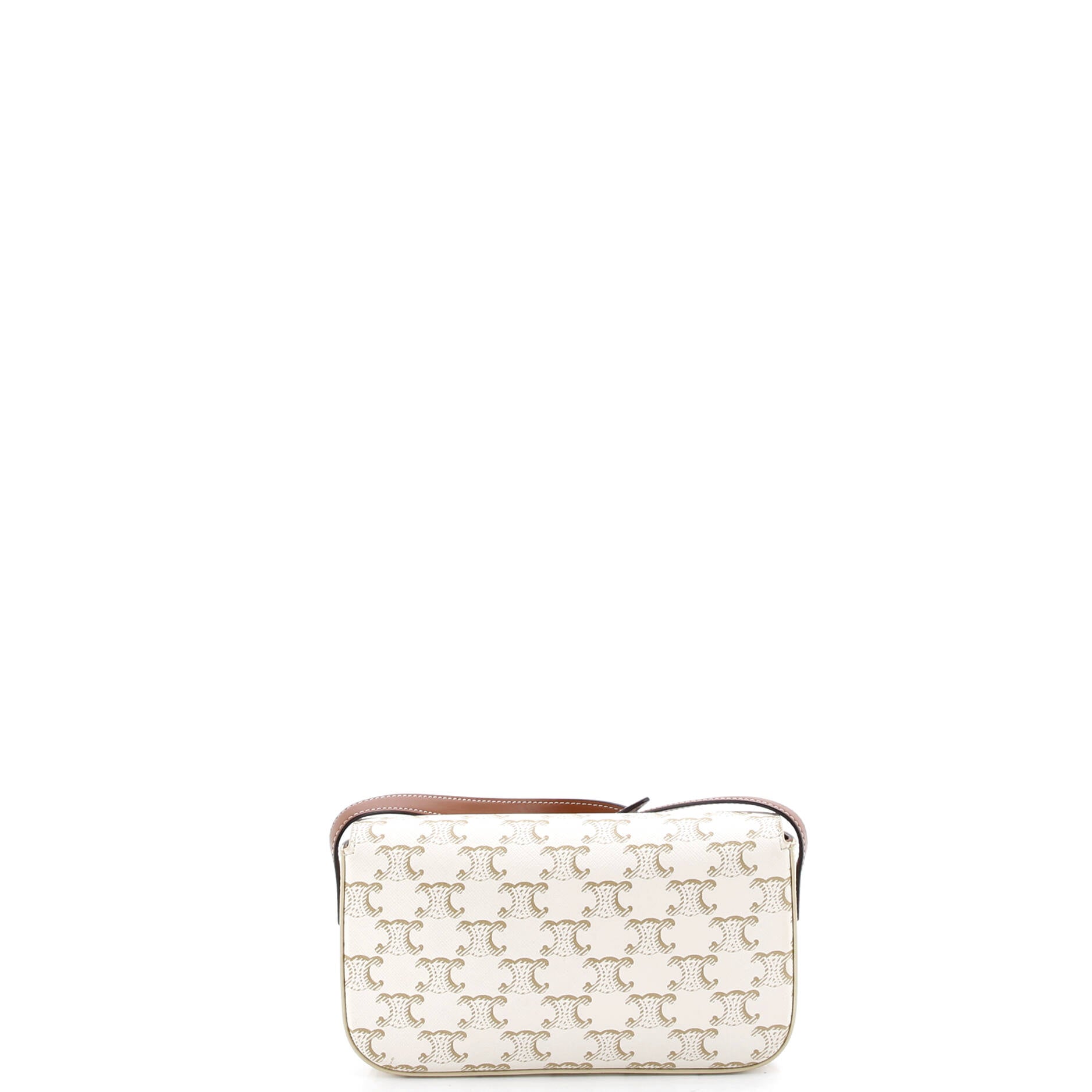 Triomphe East-West Shoulder Bag Triomphe Coated Canvas