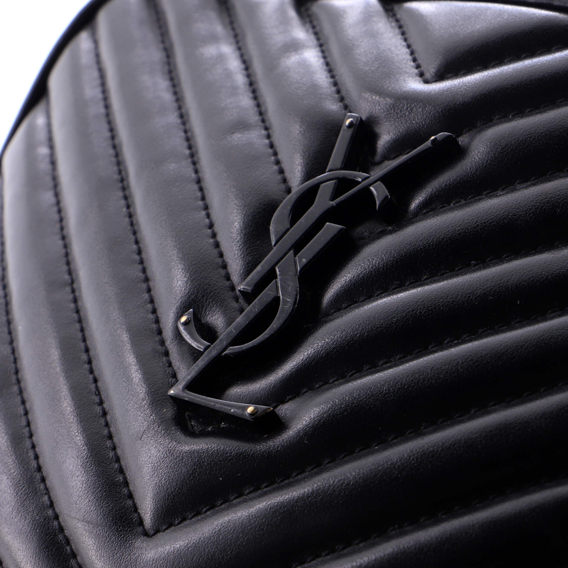 Lou Camera Bag Matelasse Chevron Leather Small