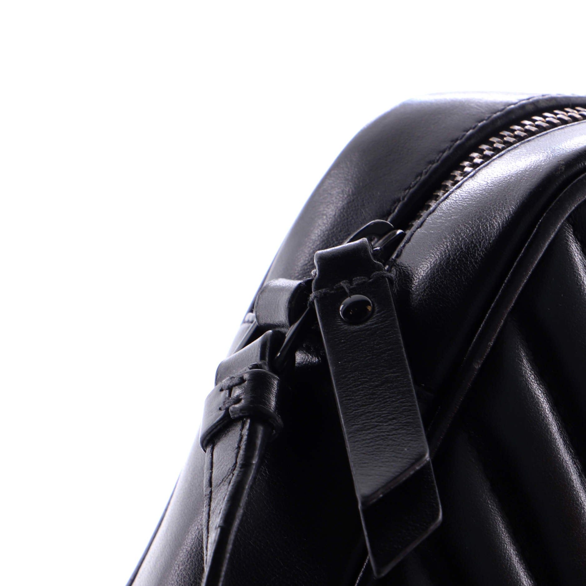 Lou Camera Bag Matelasse Chevron Leather Small