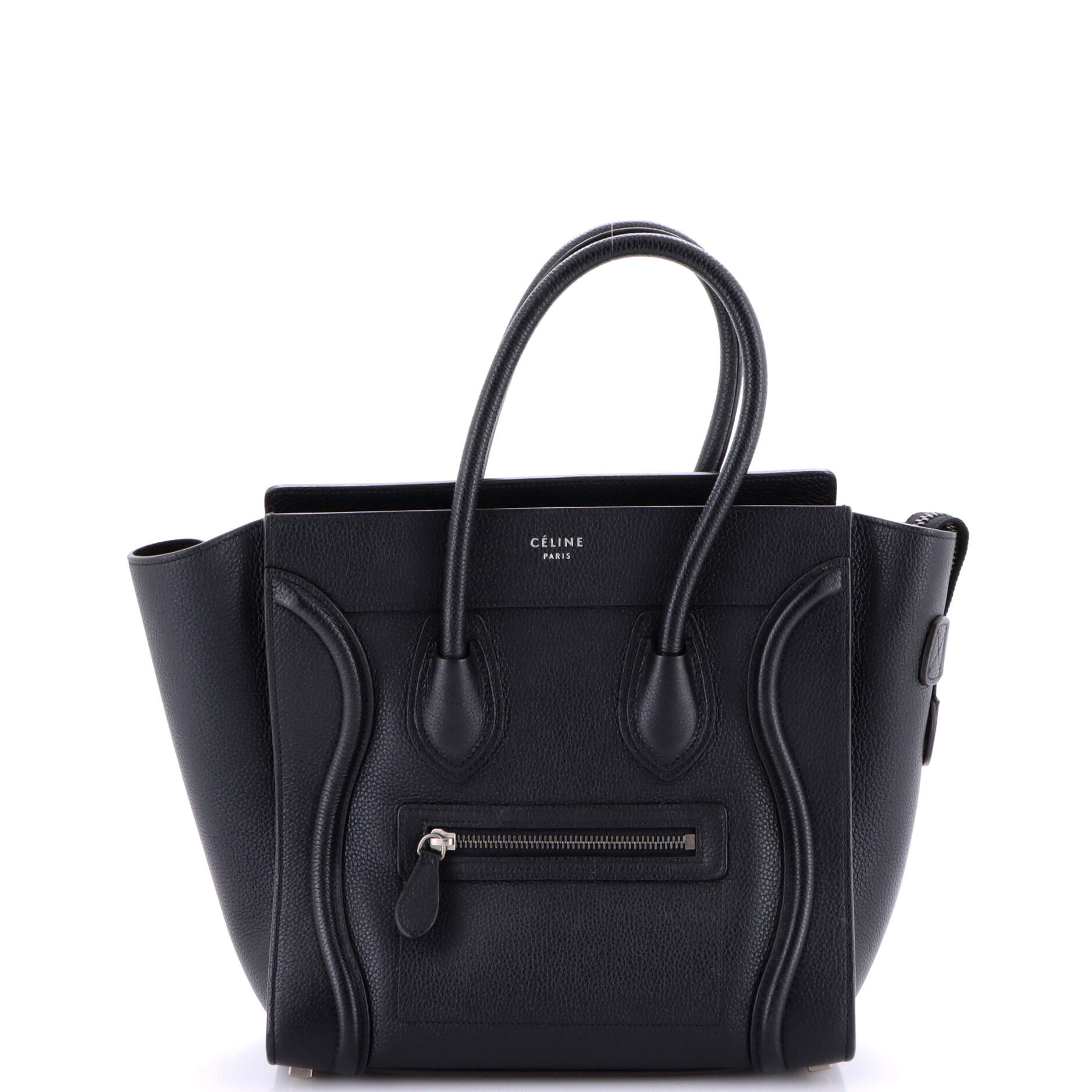 Luggage Bag Grainy Leather Micro