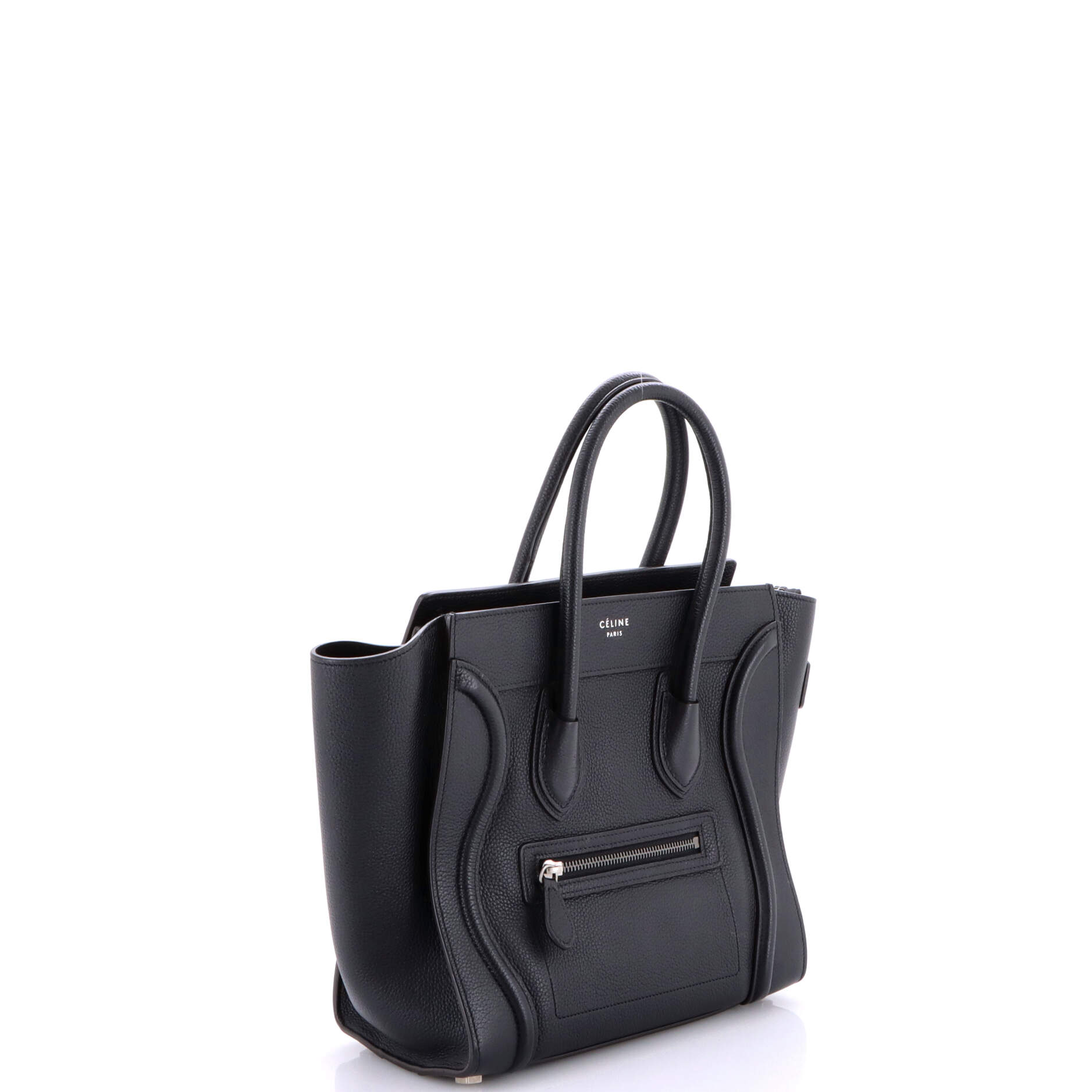 Luggage Bag Grainy Leather Micro