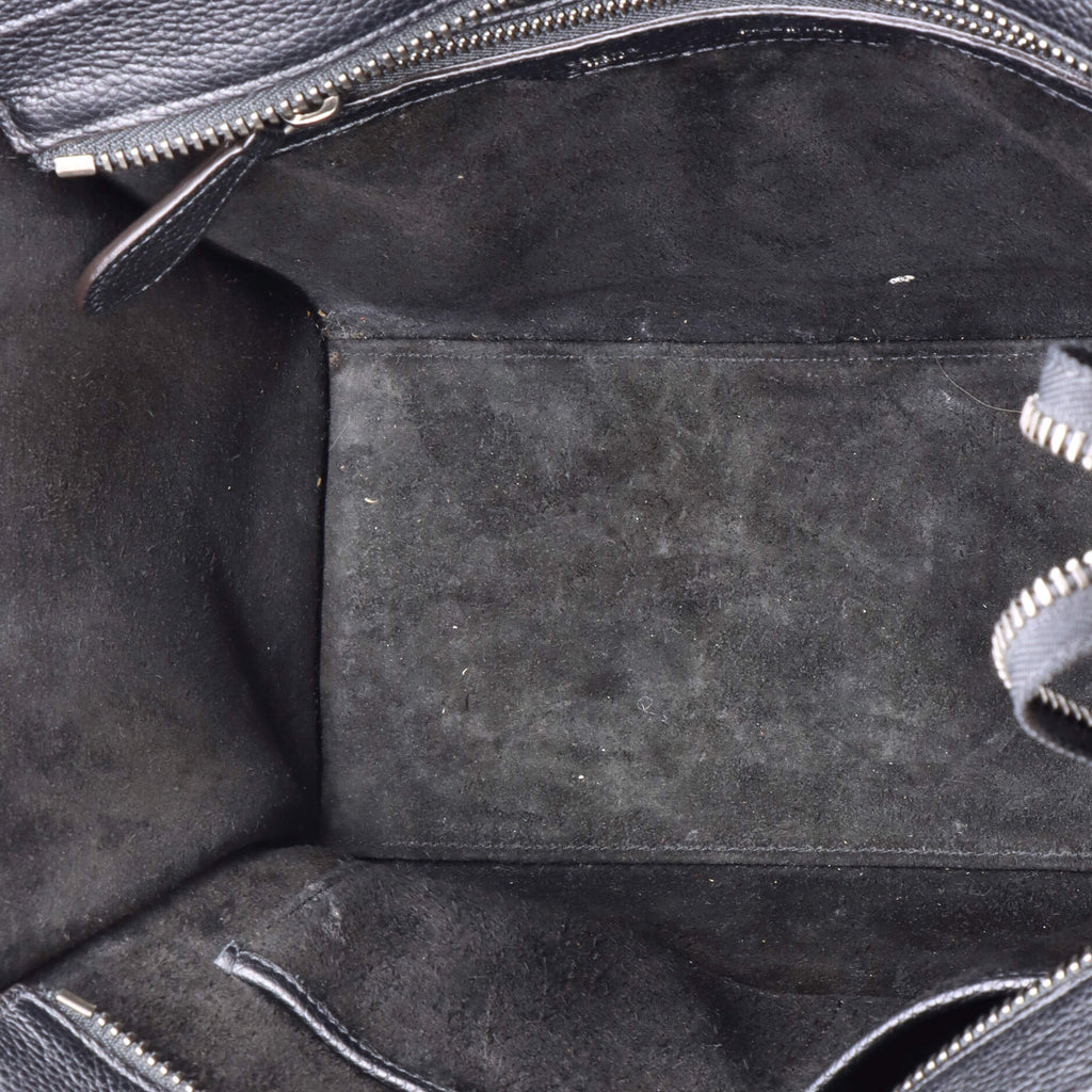 Luggage Bag Grainy Leather Micro