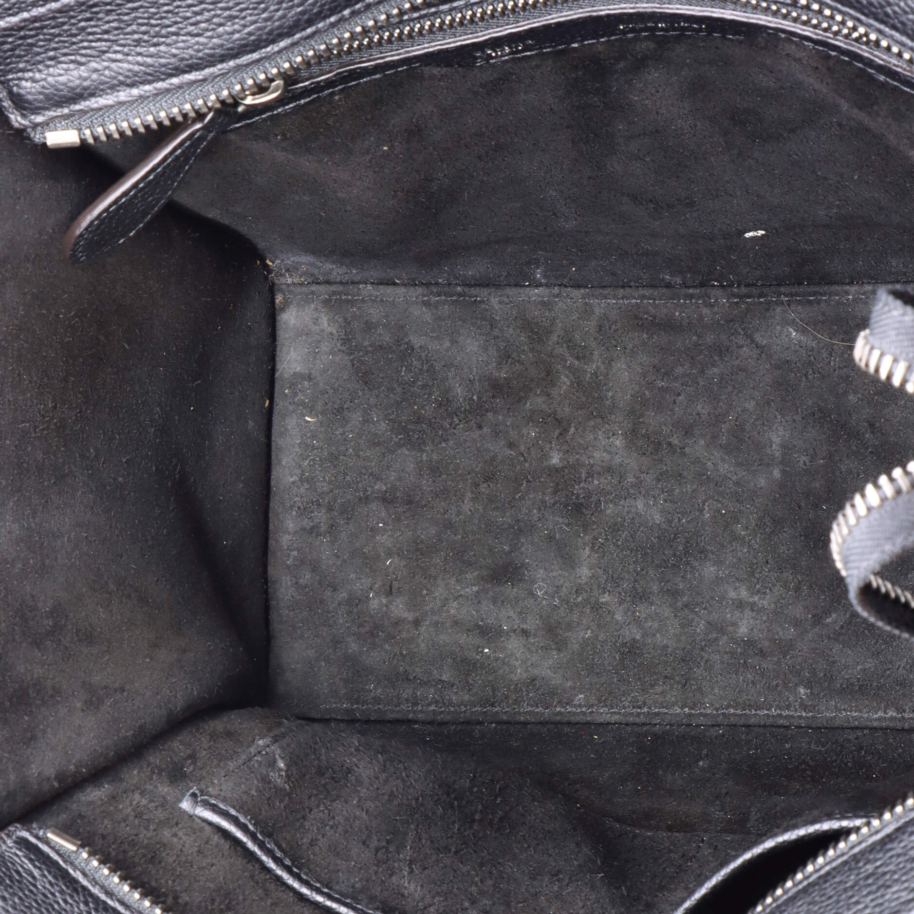 Luggage Bag Grainy Leather Micro