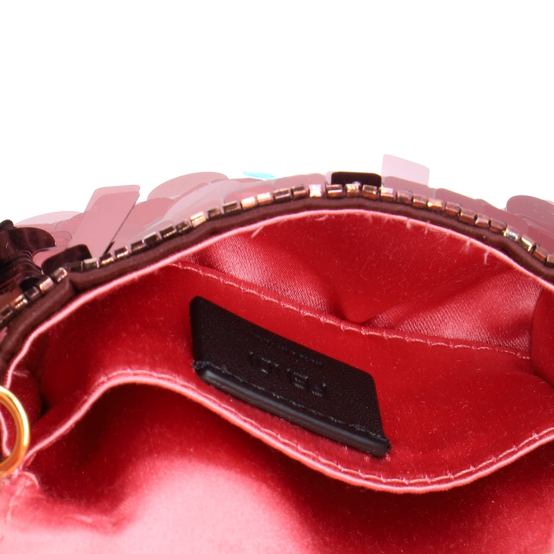 Chain Baguette Charm Bag Sequins Nano