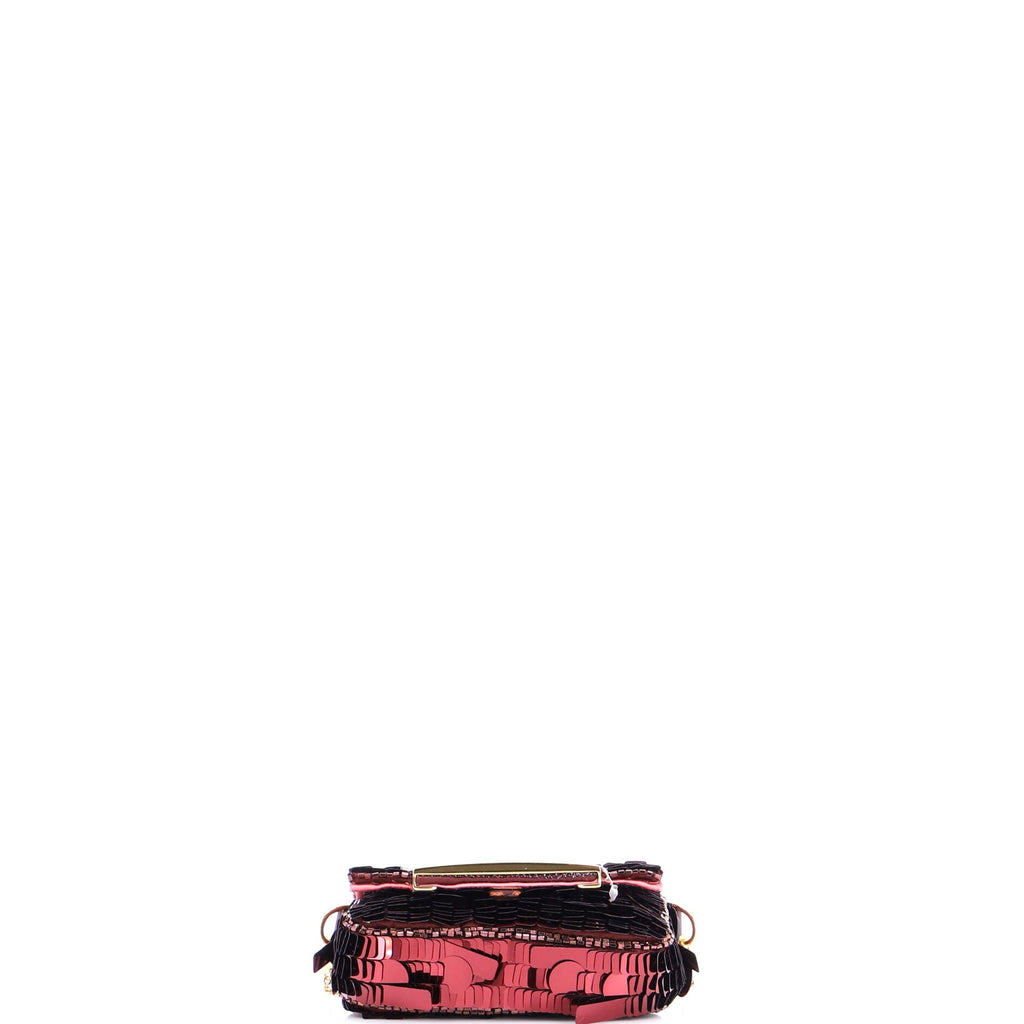Chain Baguette Charm Bag Sequins Nano