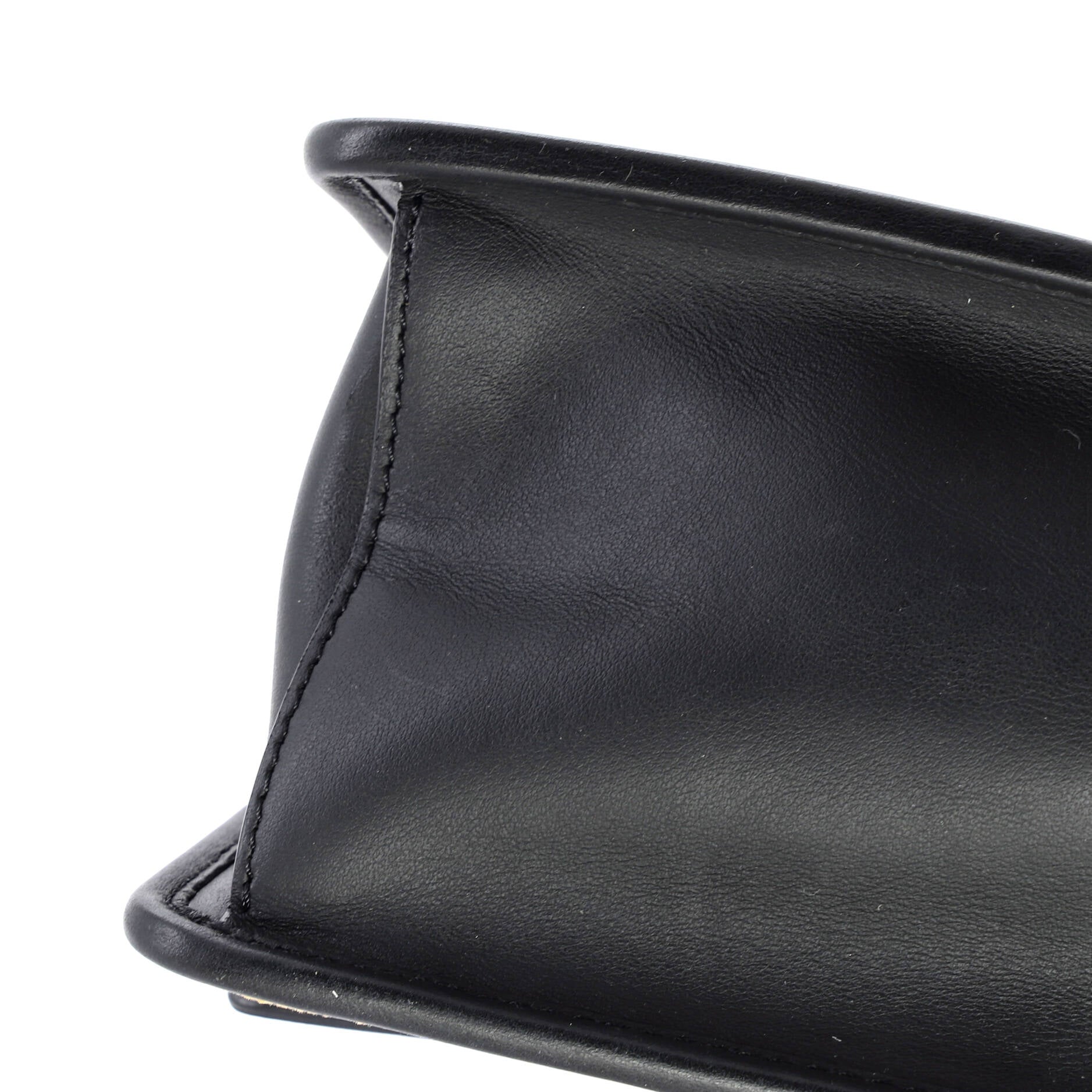 Kan I F Shoulder Bag Leather and Zucca Velvet Medium
