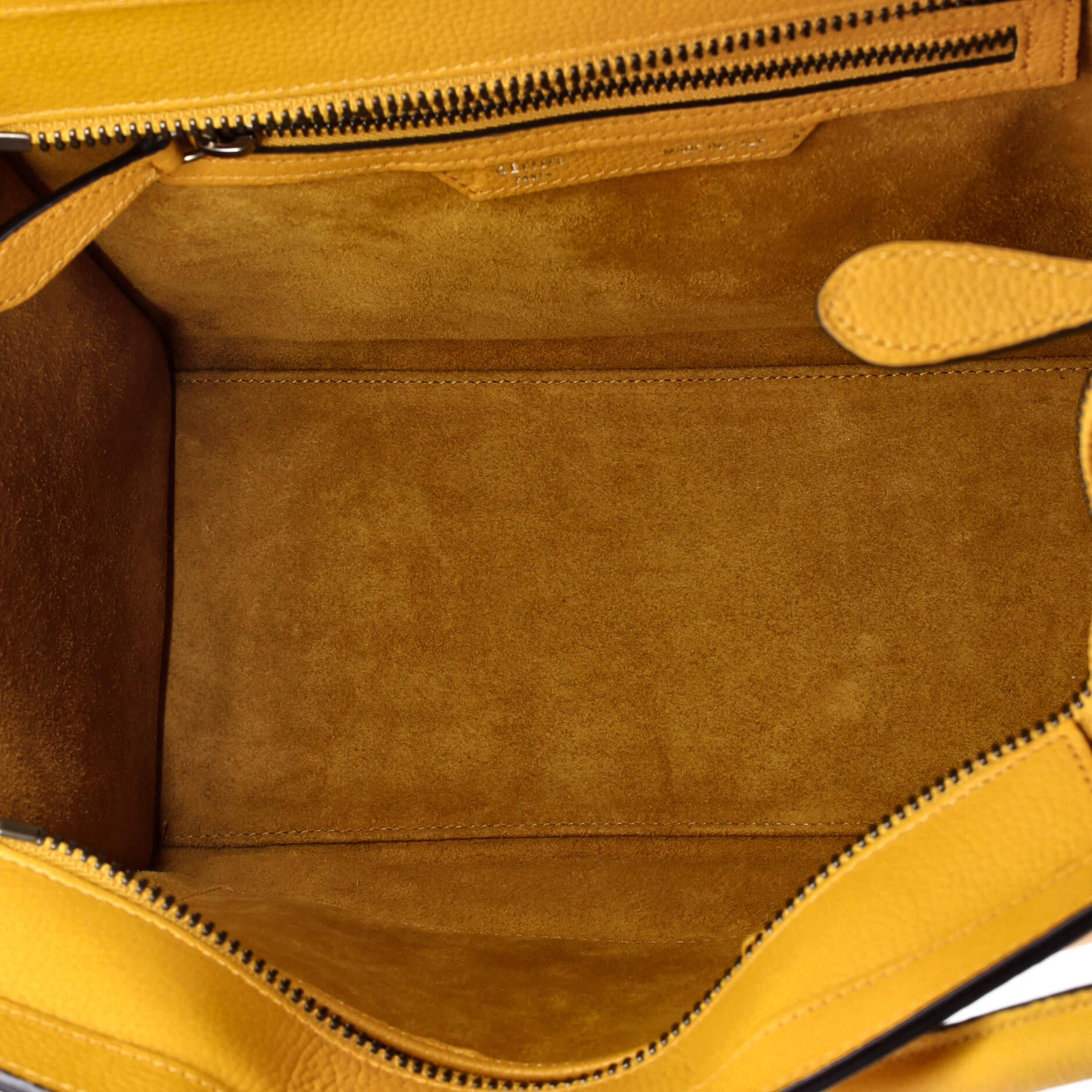 Luggage Bag Grainy Leather Micro