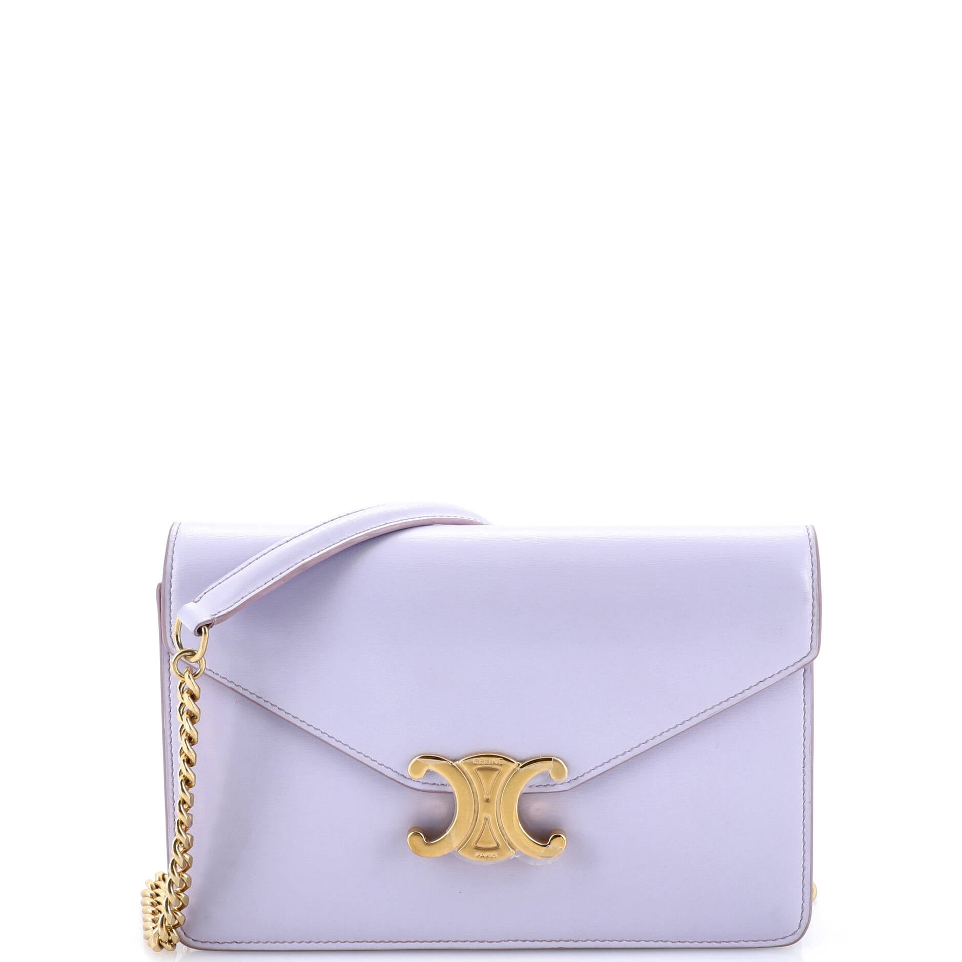 Margo Triomphe Wallet on Chain Leather