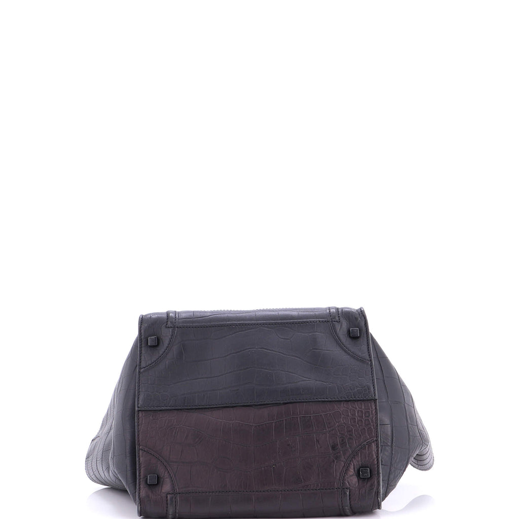 Phantom Bag Crocodile Embossed Leather Medium